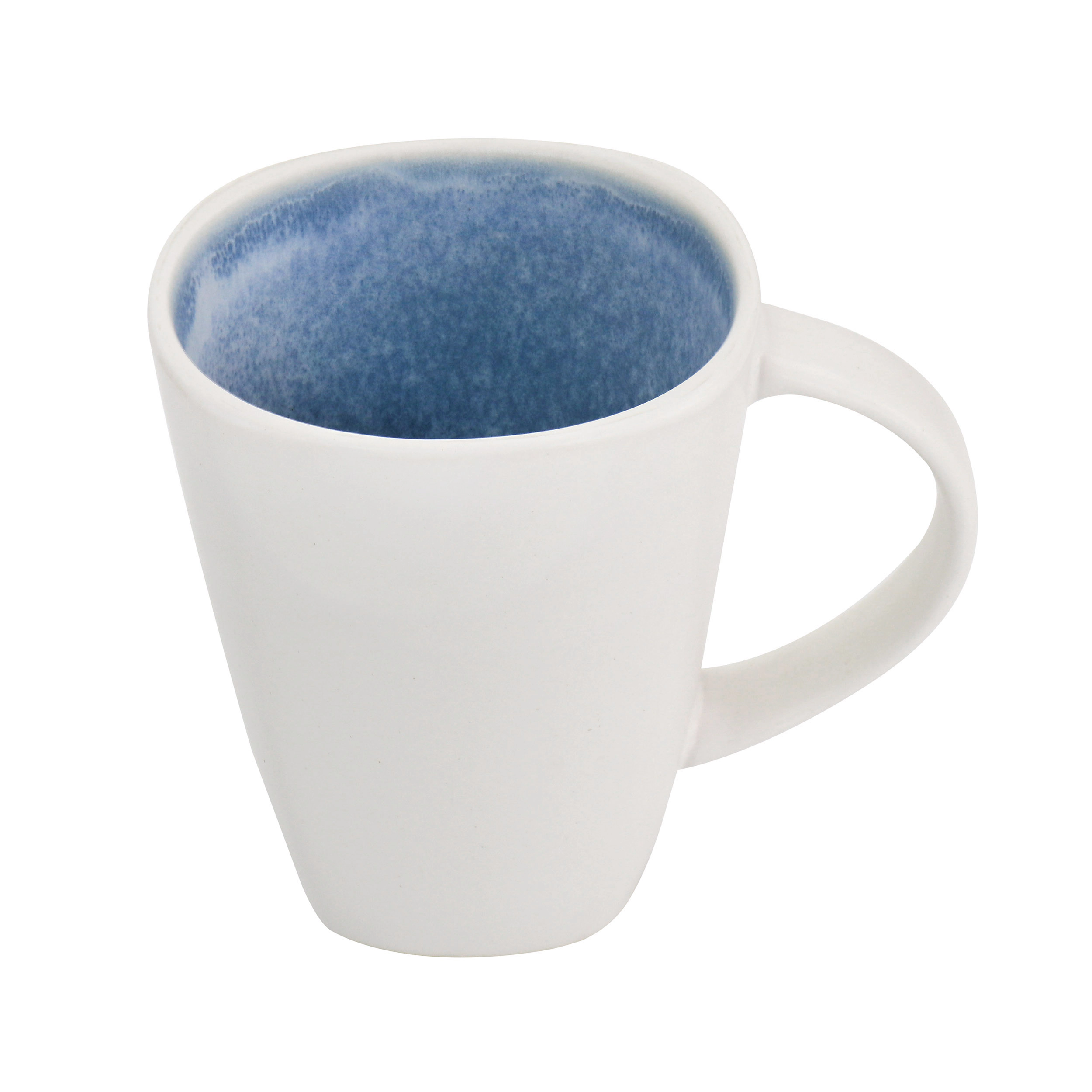 Gibson Elite 16 Piece Soho Lounge Reactive Glaze Stoneware Dinnerware Set in Light Blue