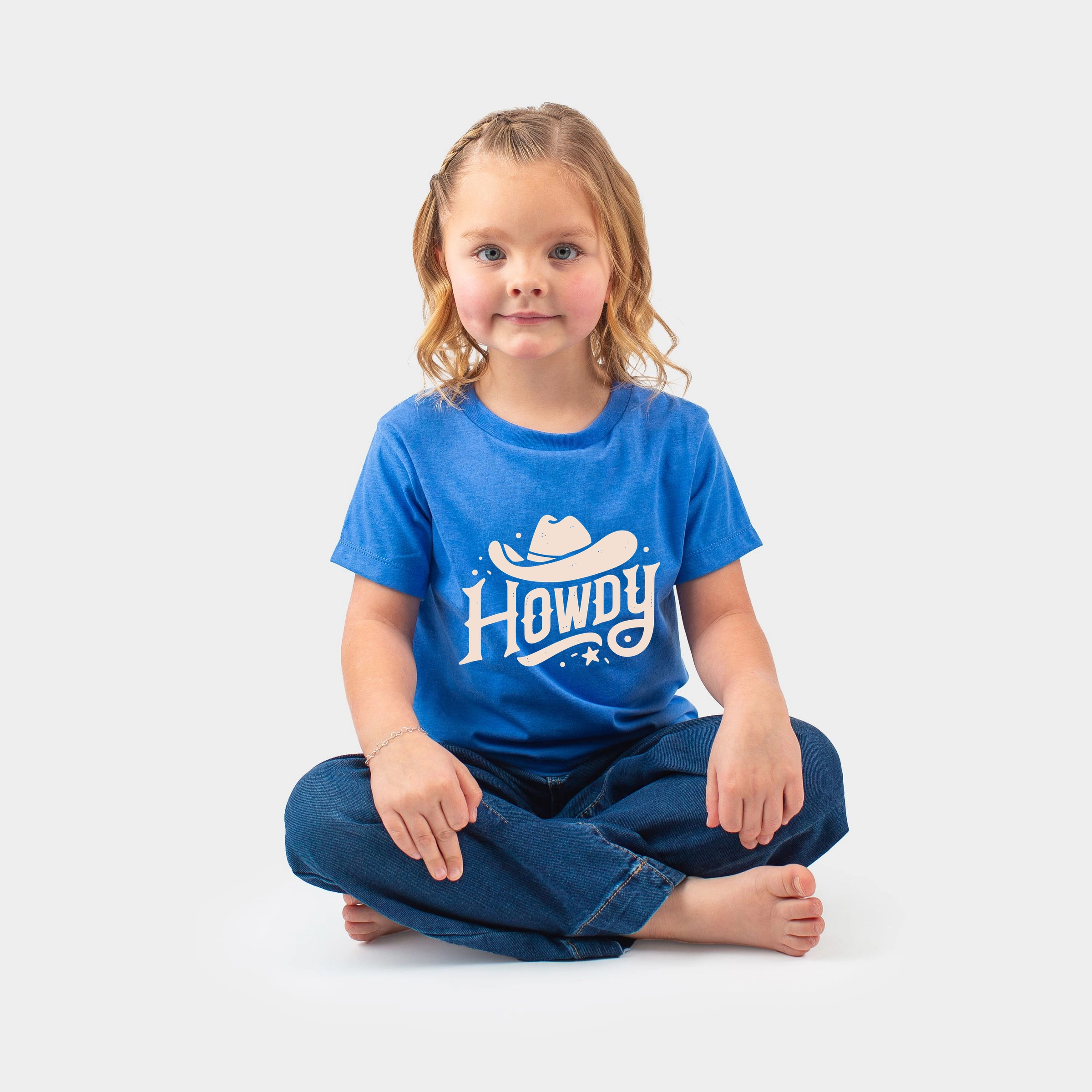 The Juniper Shop - Howdy Western Hat Toddler Short Sleeve Graphic T-Shirt