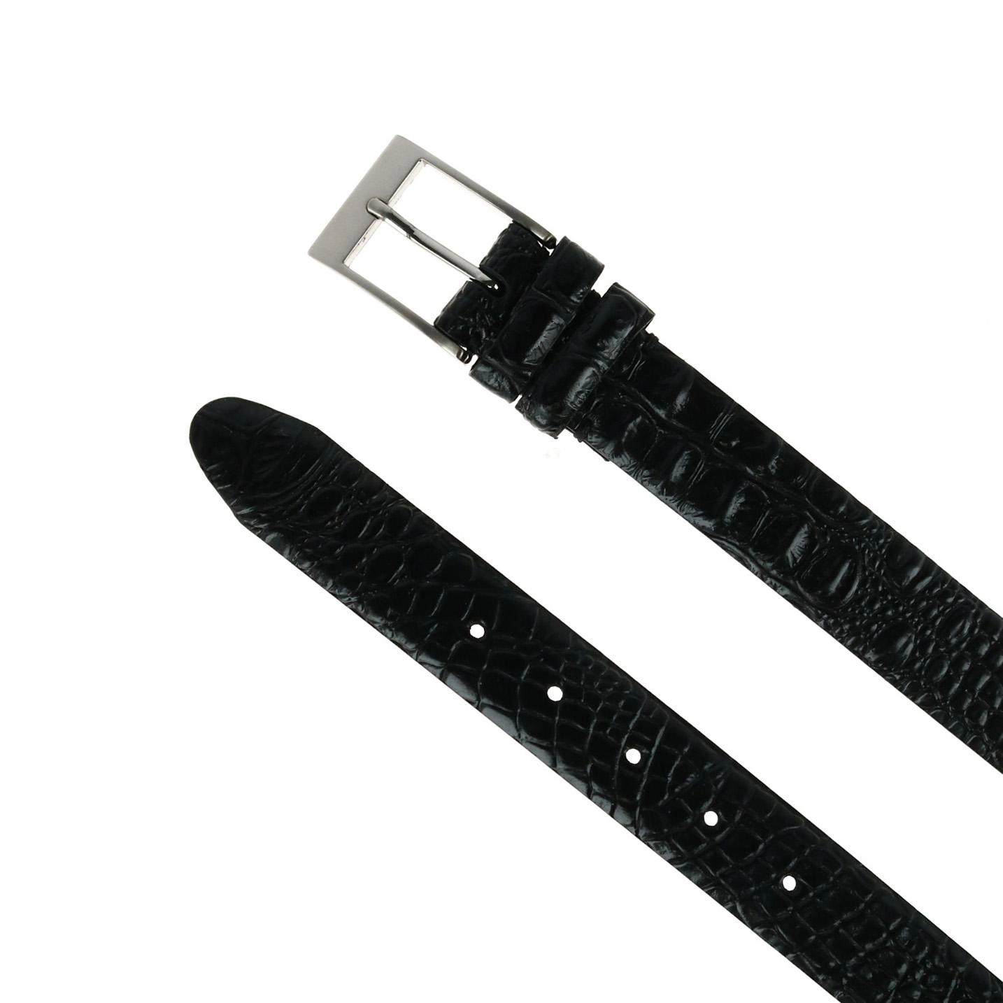 Toneka Men's Big and Tall Hornback Croc Print Belt