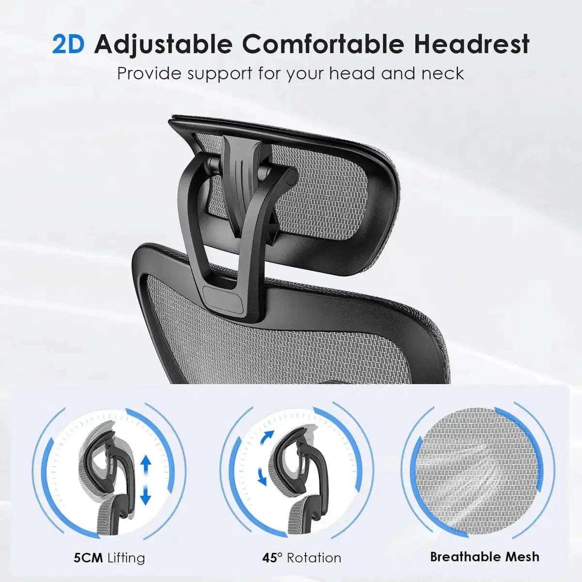 Platinum-Level Office Chairs Ergonomic Mesh Office Chair with Adjustable Lumbar Support and