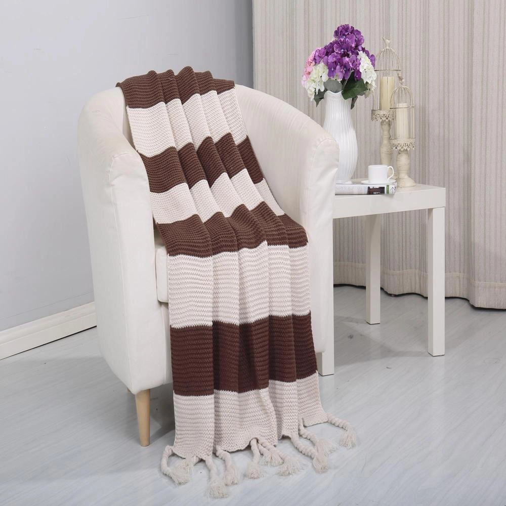 Plazatex Vintage Luxury Acrylic Throw Blanket - 50x60