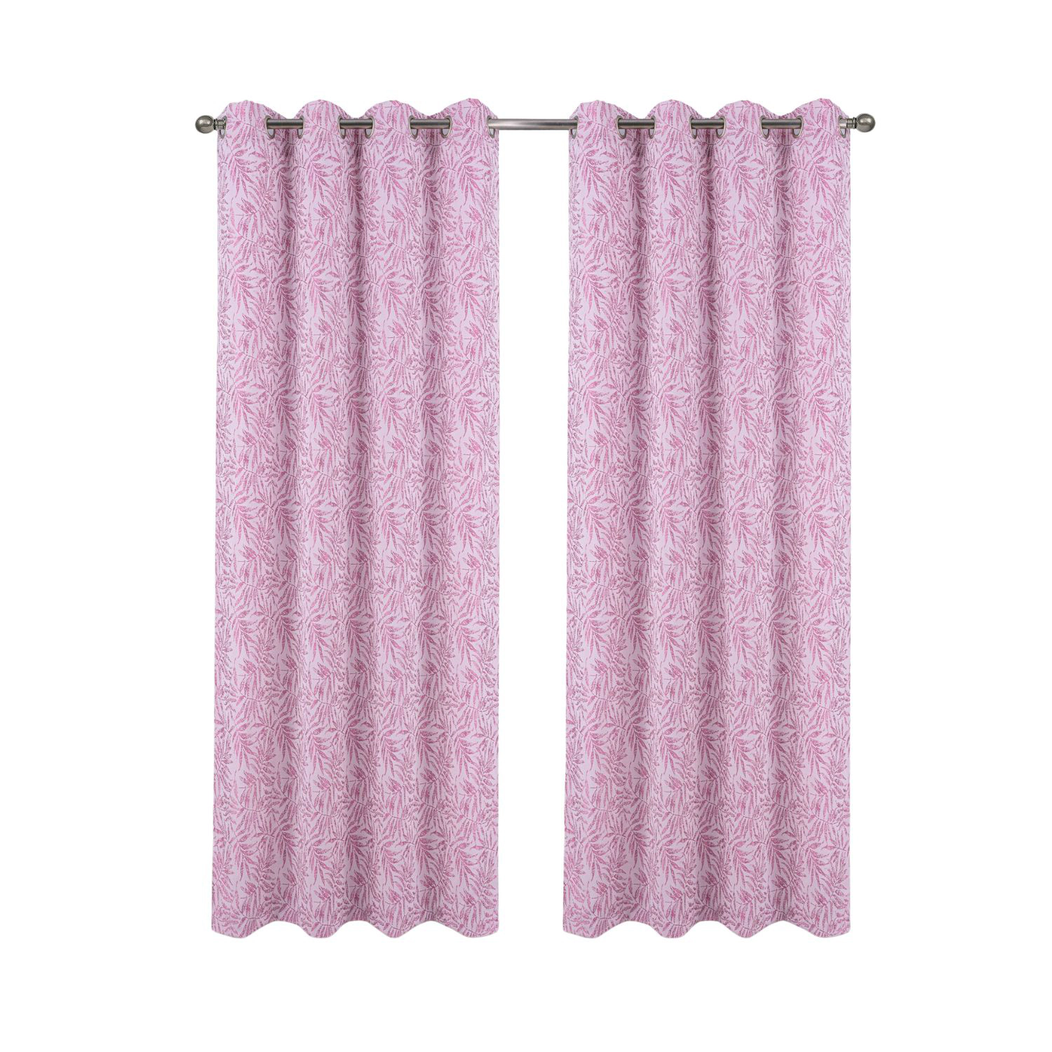 RT Designers Collection 100% Polyester 140 GSM Liana Jacquard Grommet Curtain Panel 54" x 84