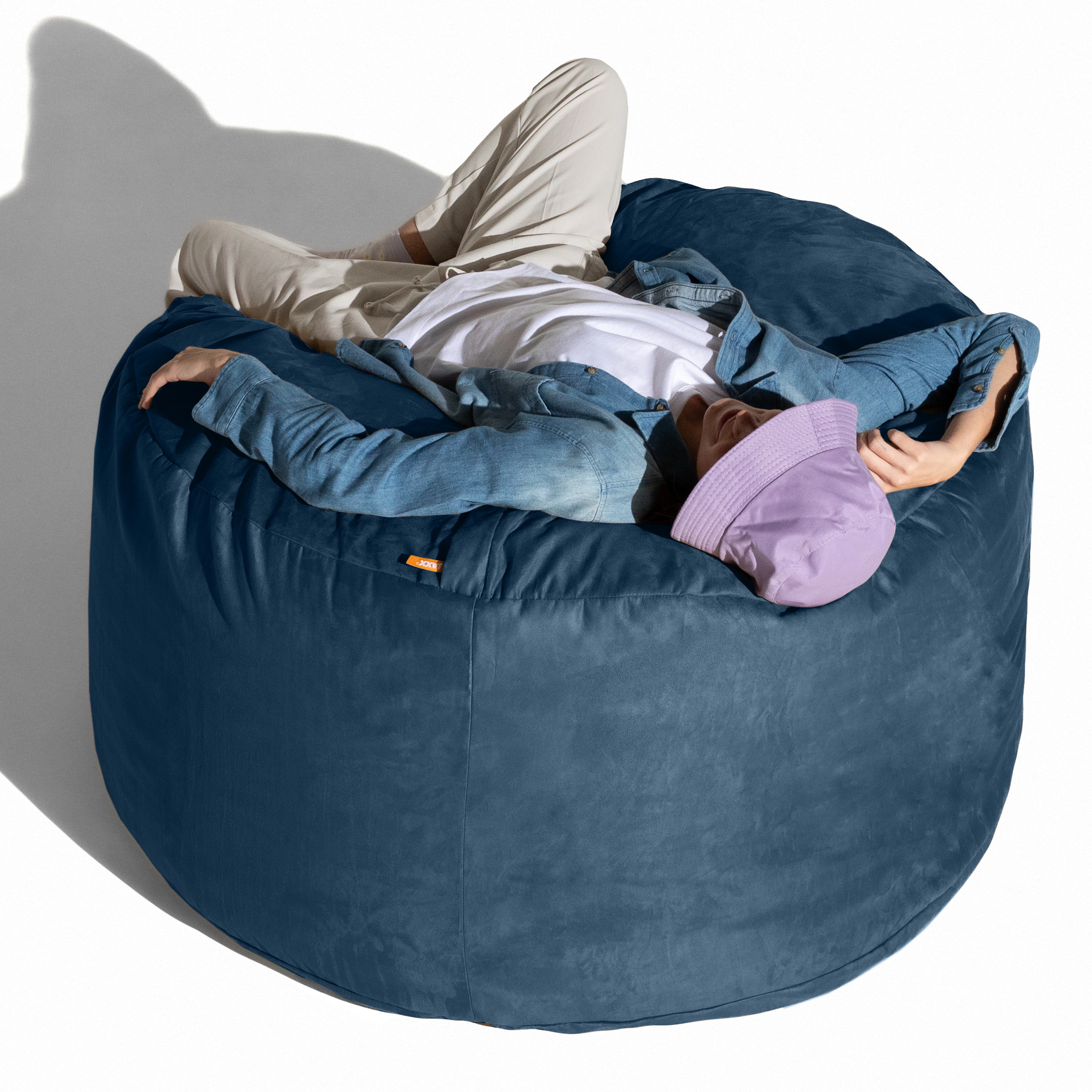Jaxx 4 ft Round Bean Bag Chair for Adults