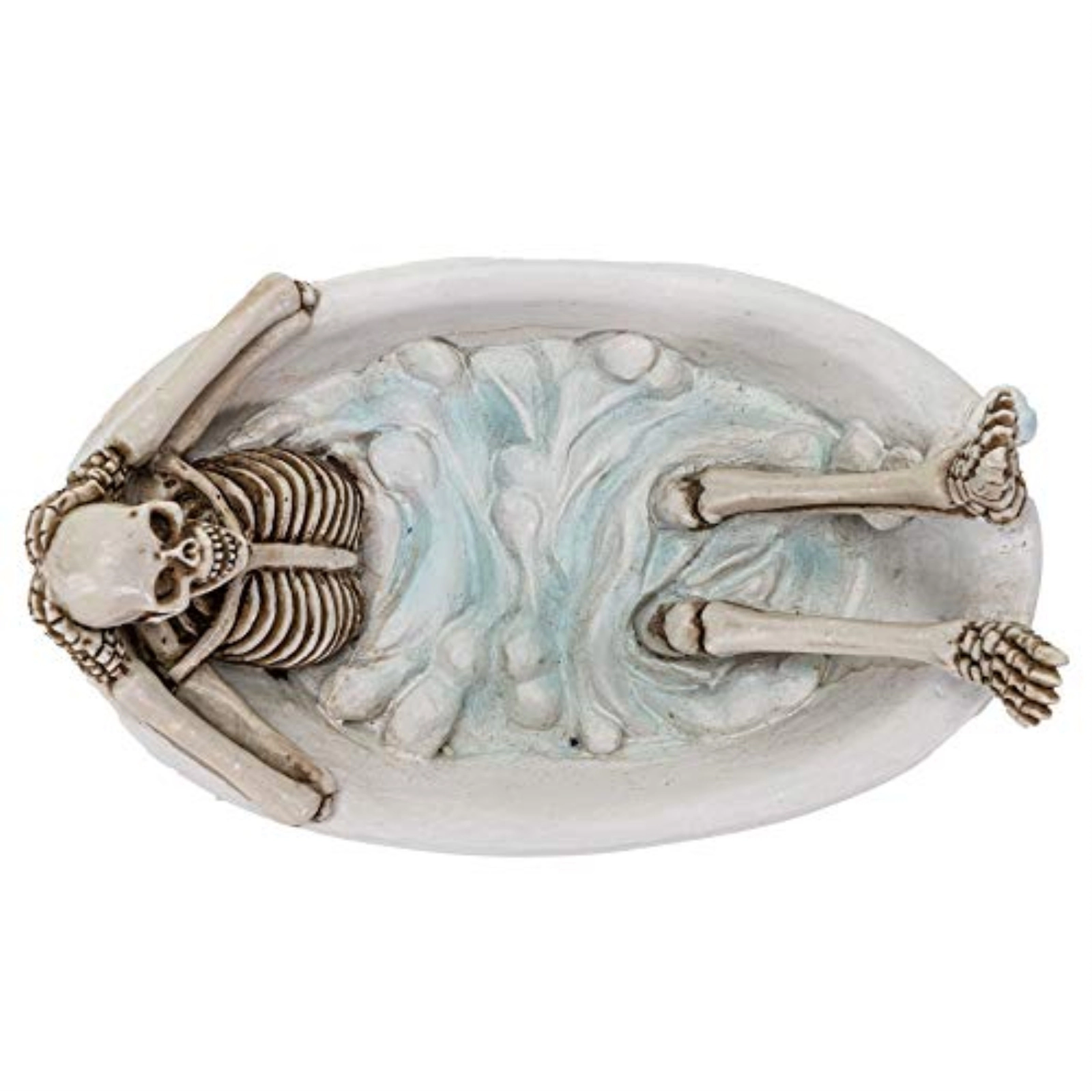 Pacific Giftware Life After Death Skeleton in The Bath Tub After Life Home Decor Resin Figurine 5 x 2.75 inch