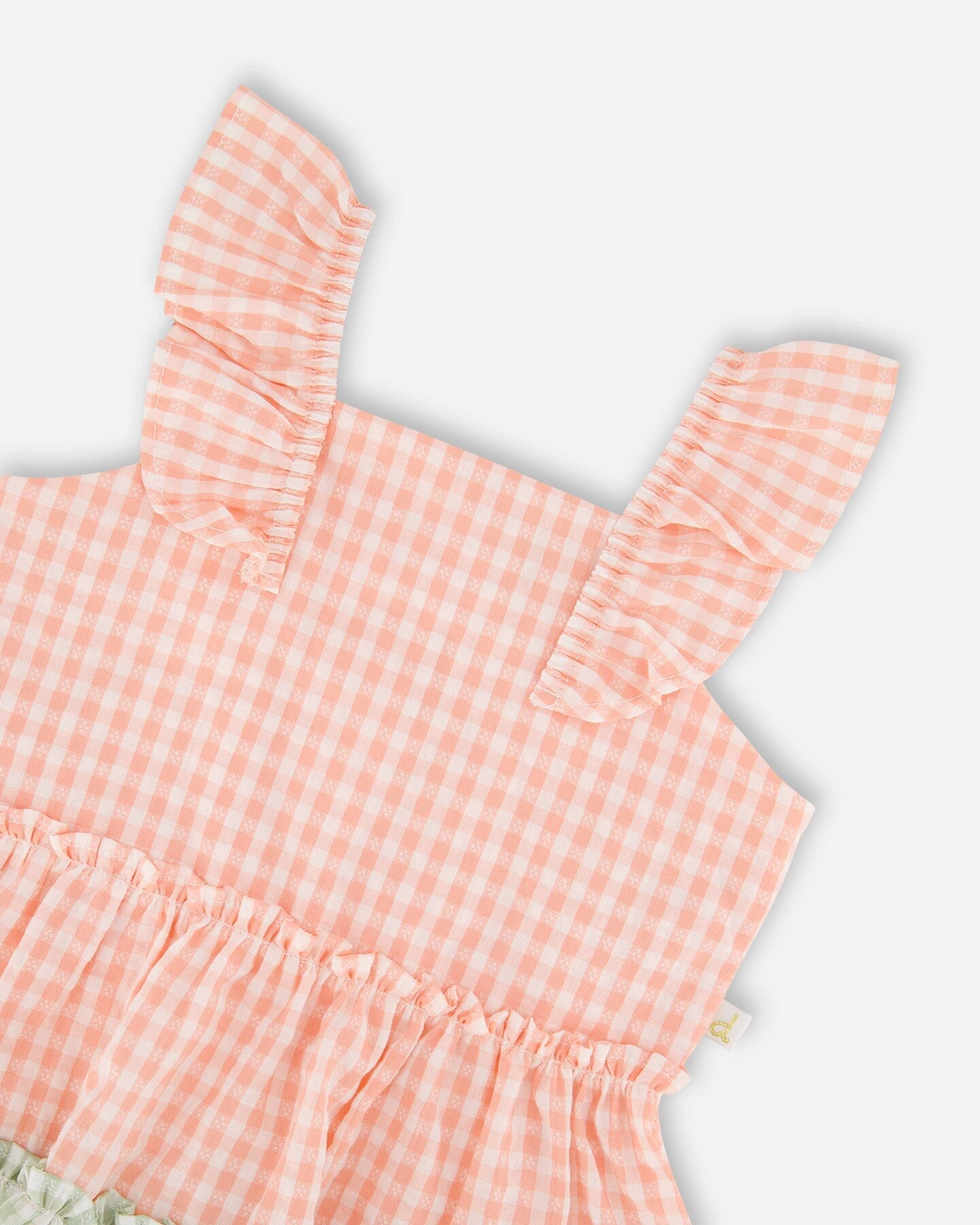 Deux par Girls Tunic and Organic Cotton Capri Set Gingham
