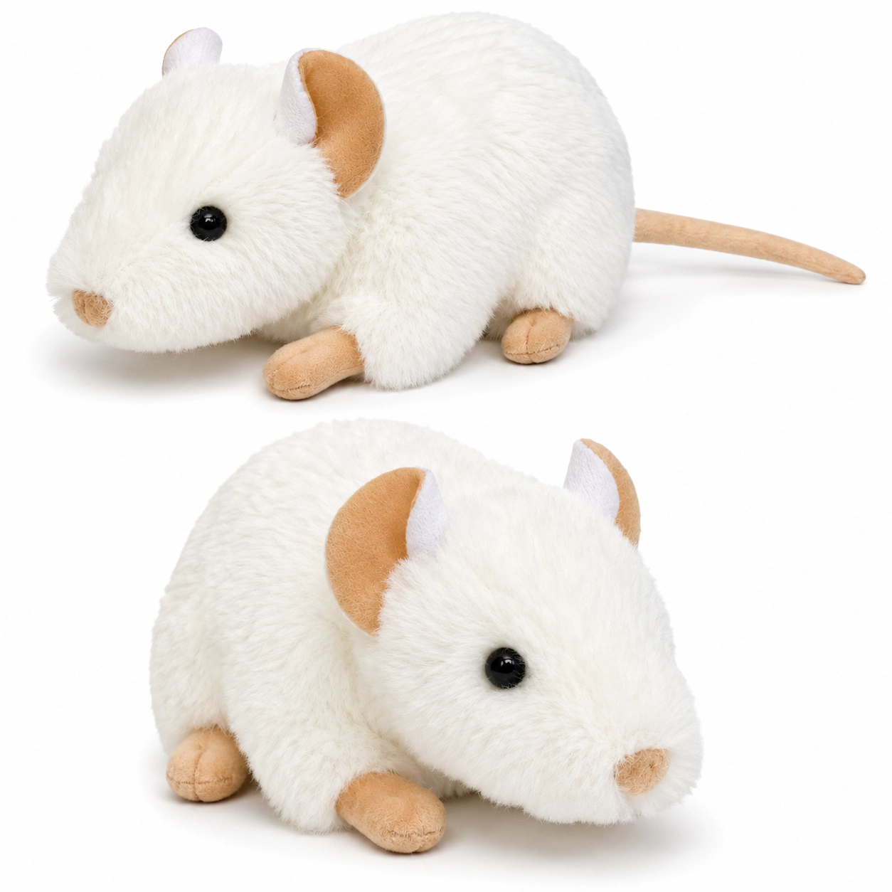 Auswella Plush® : The Captivating White American Rat Plush