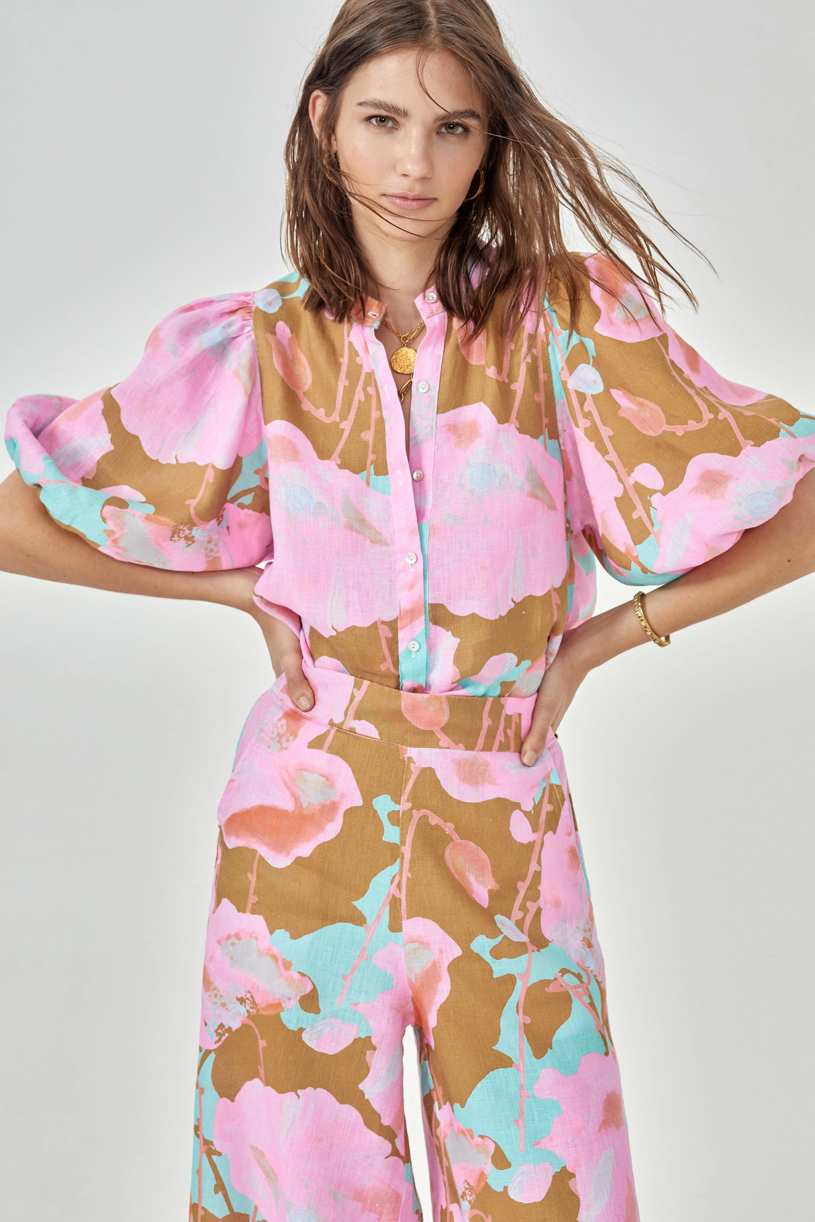 Lanhtropy Bubble Linen Shirt