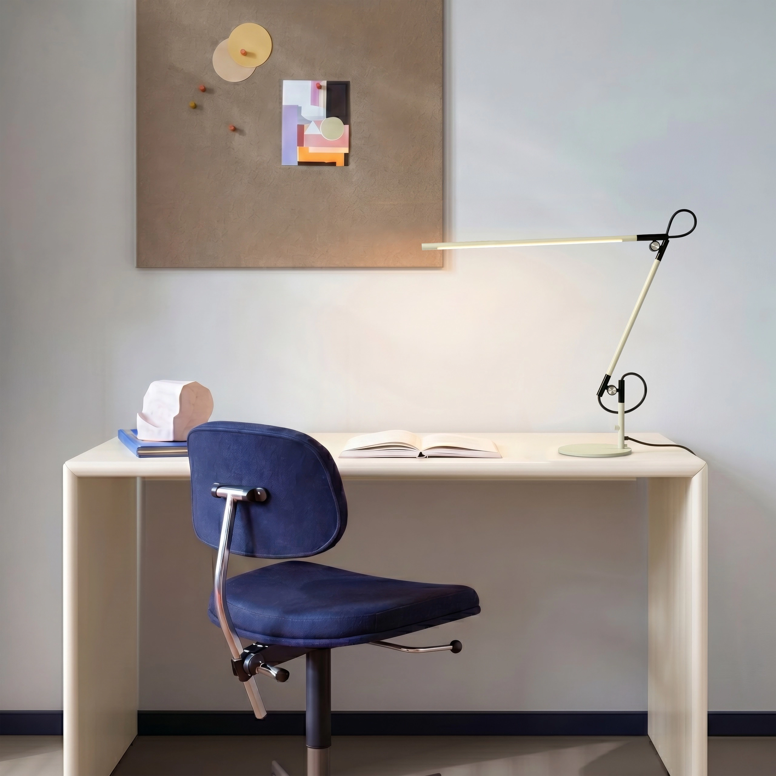 Brightech Axel Pleated Drum Table Lamp