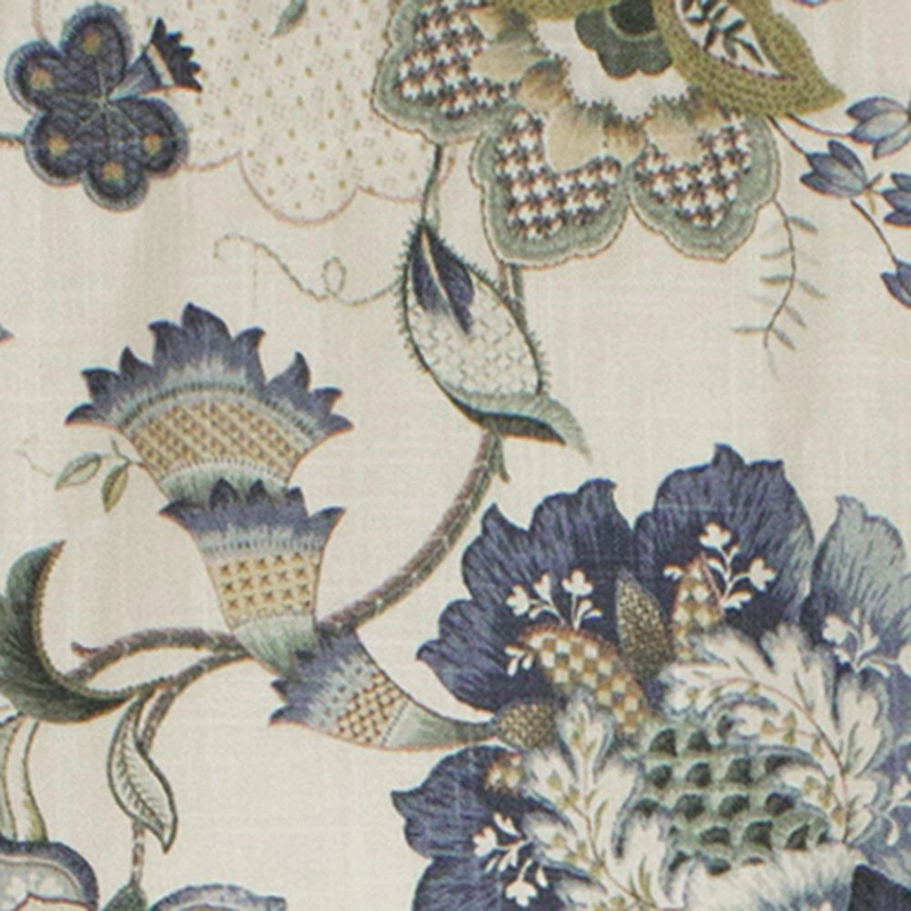 Ophelia Regal Style All Season 3" Rod Pocket Valance 50" x 17" Blue by RLF Home