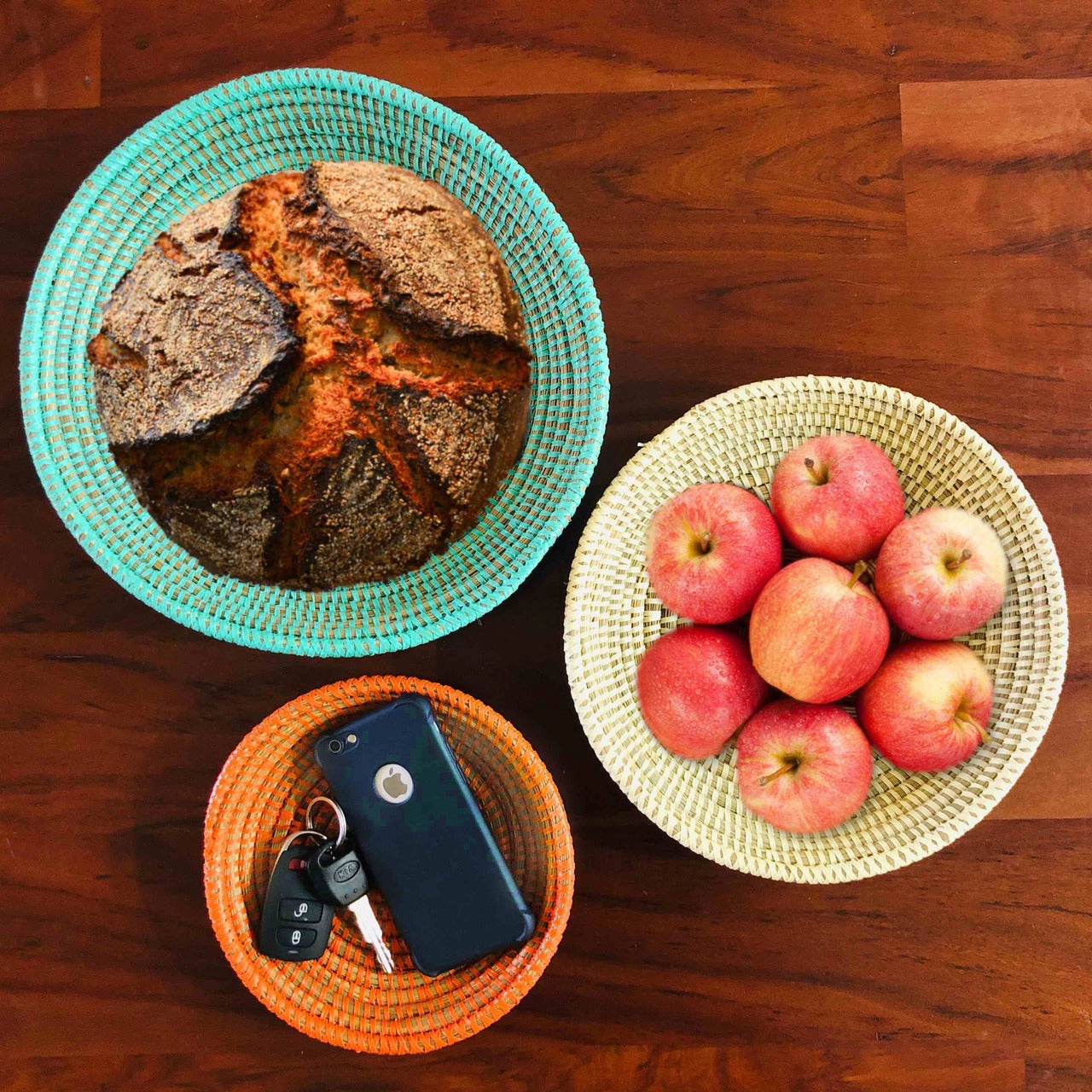 Mbare Tabletop Basket Bowl Set