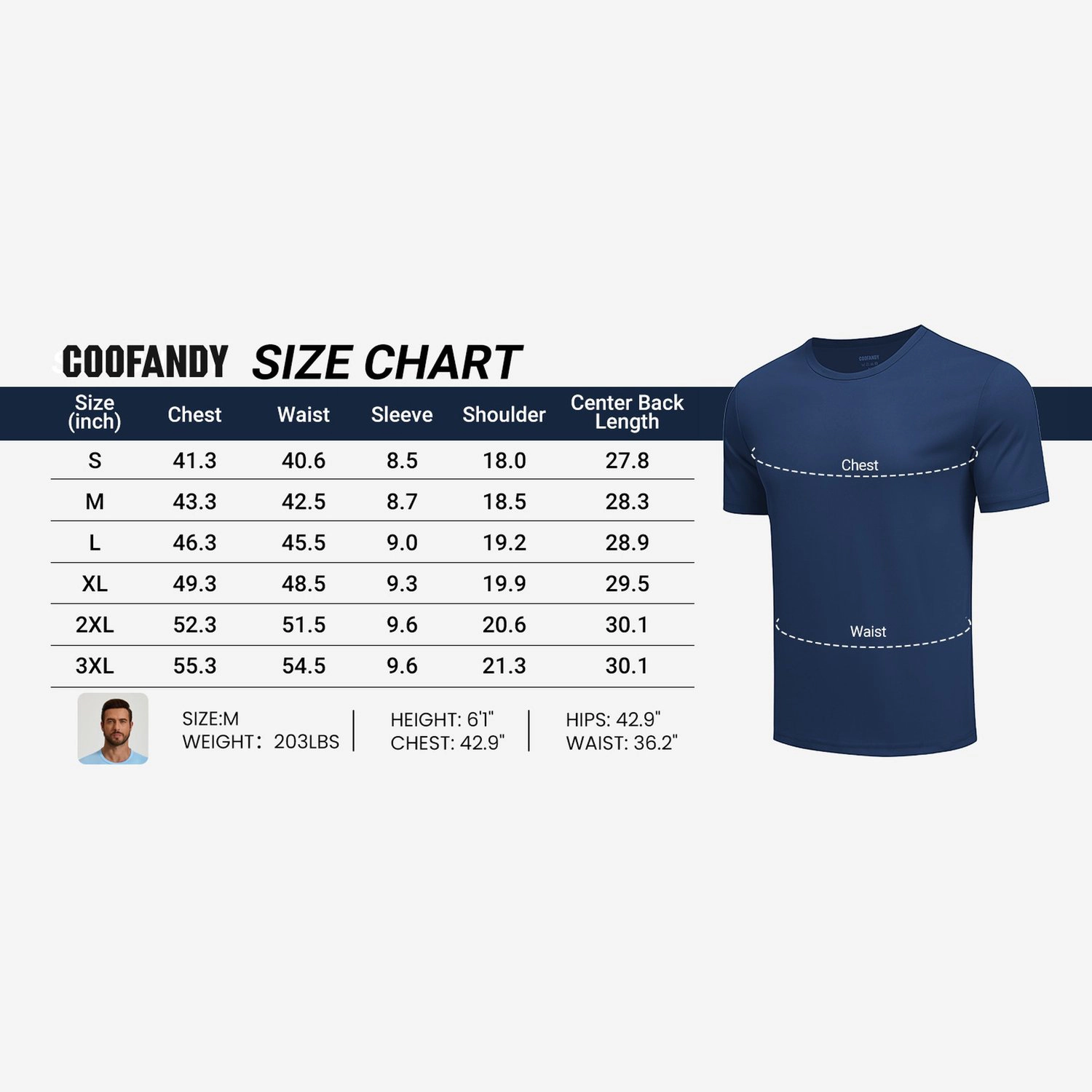 COOFANDY Mens Active Short Sleeve T-Shirts Crew Neck Workout Tees Gym Tops 3 Pack