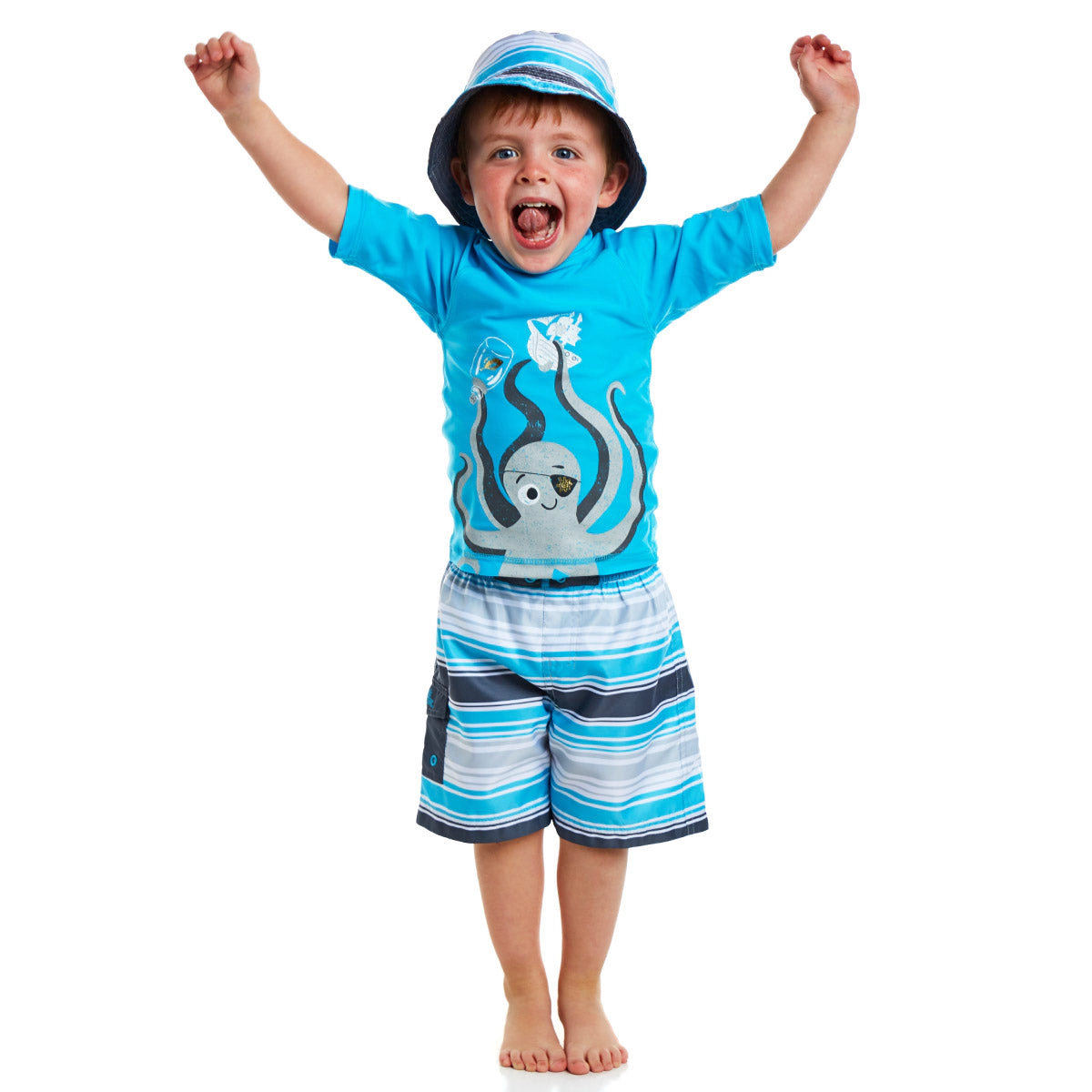 UV Skinz Boy's 3PC Sun & Swim Set