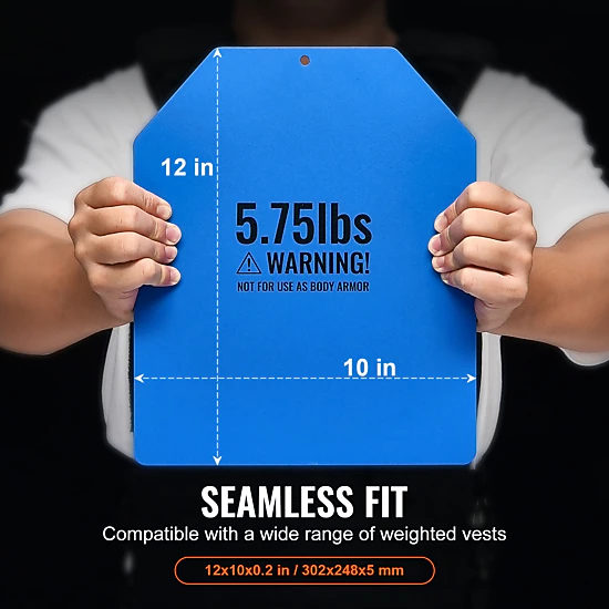 HONGGE Weight Vest Plates Pairs Premium Steel Weighted plates Contoured Ergonomic Fit – WODs Additional Weight for