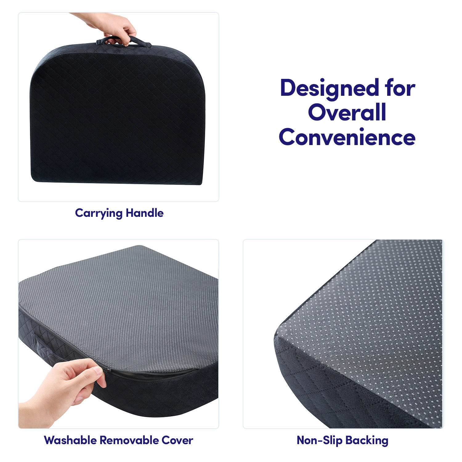 Sweet Home Collection Extra Large Memory Foam Comfort Chair Cushion