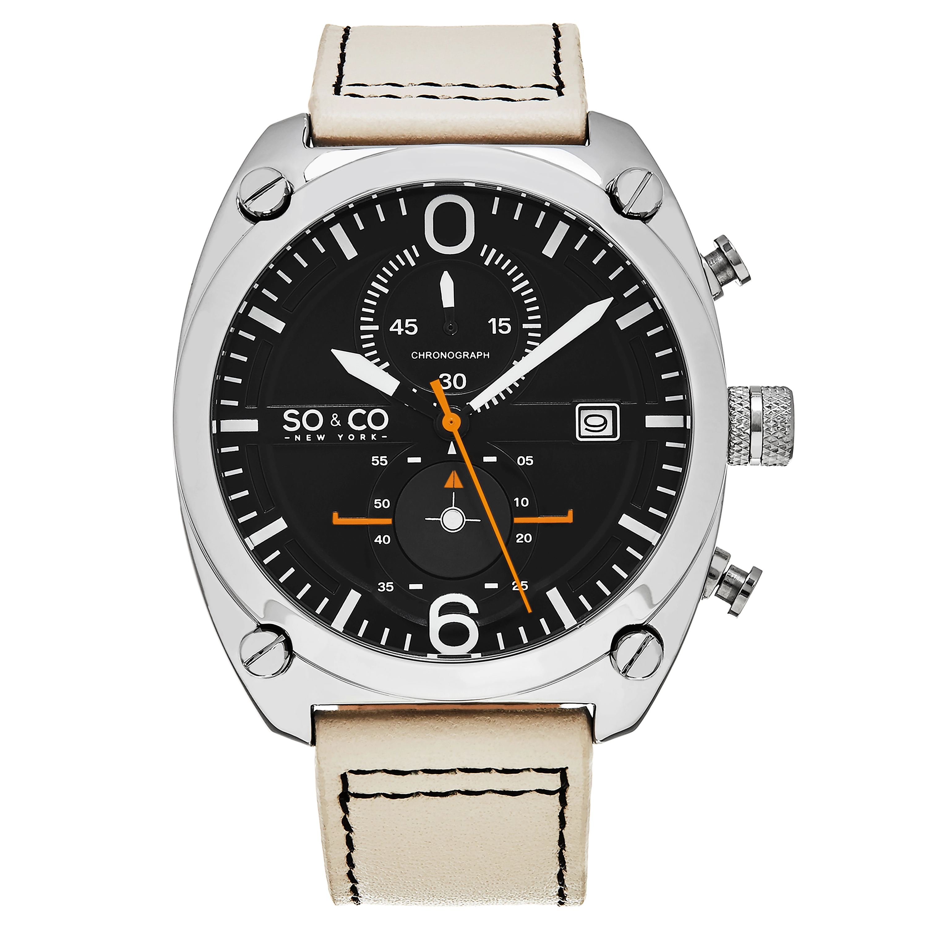 SO&CO 5285 44mm Classic Quartz Watch