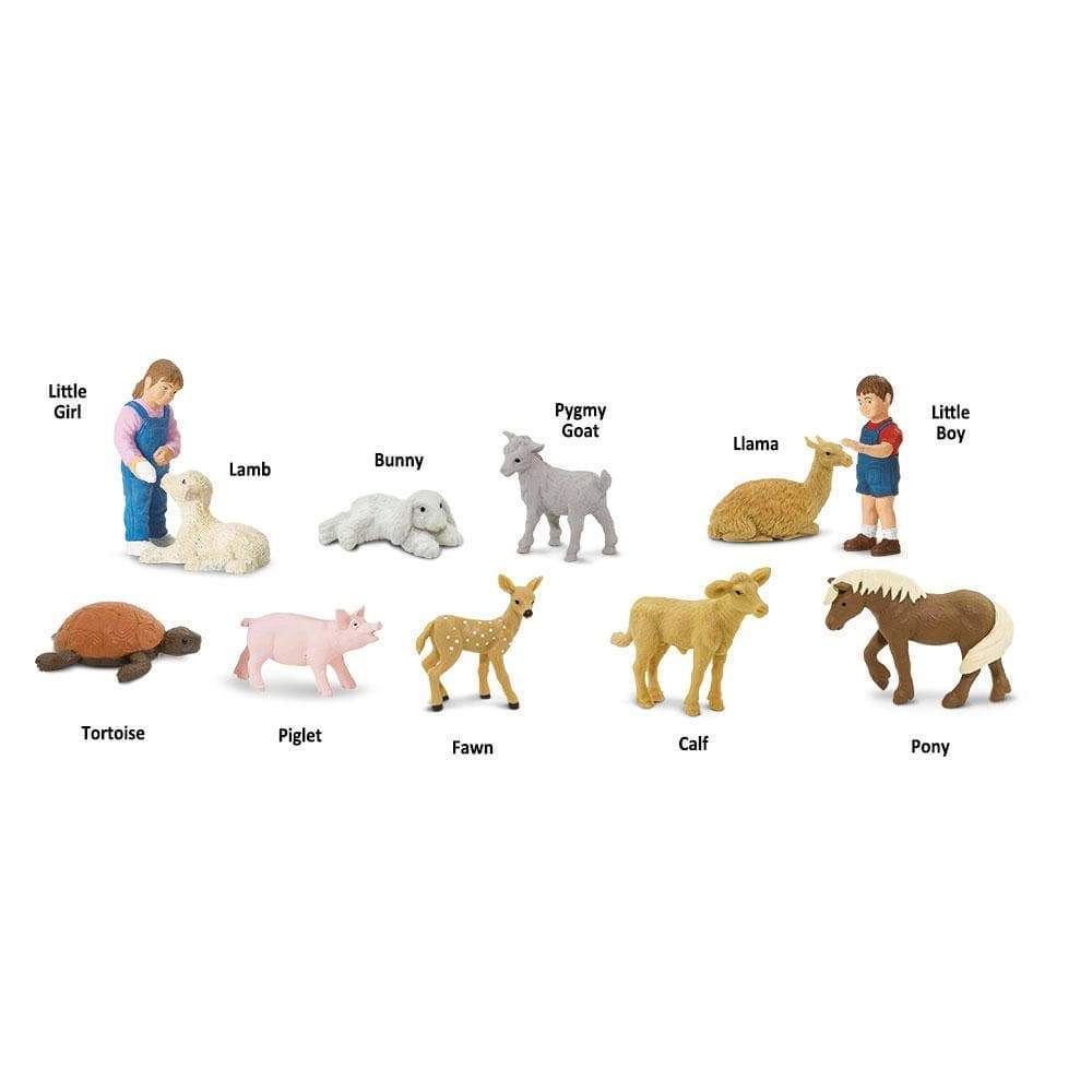 Safari Ltd. - Petting Zoo TOOB - contains 11 Mini Figurines