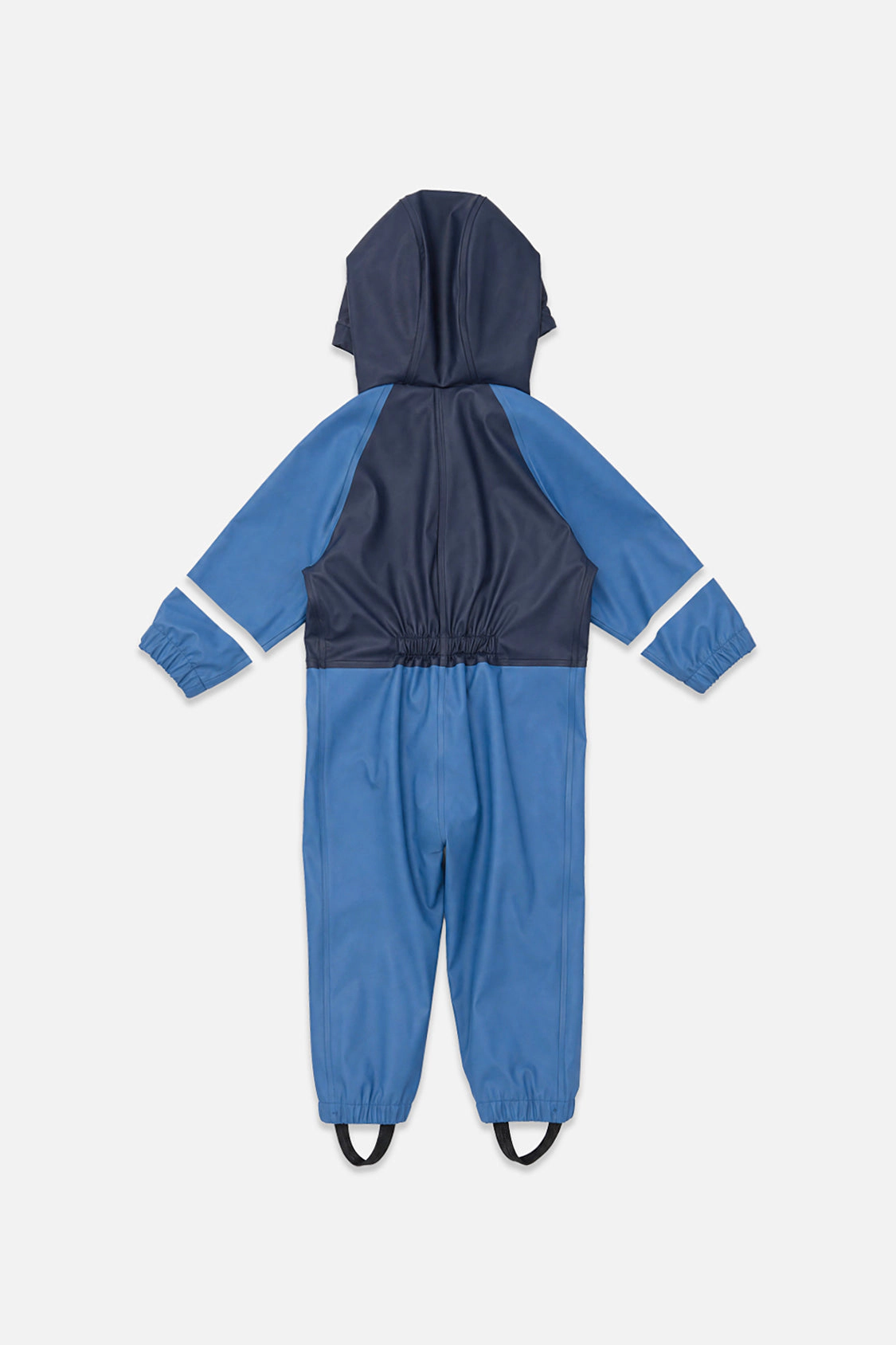 Deux par Deux Boys Color-Block Hooded Full-Zip Rain One Piece