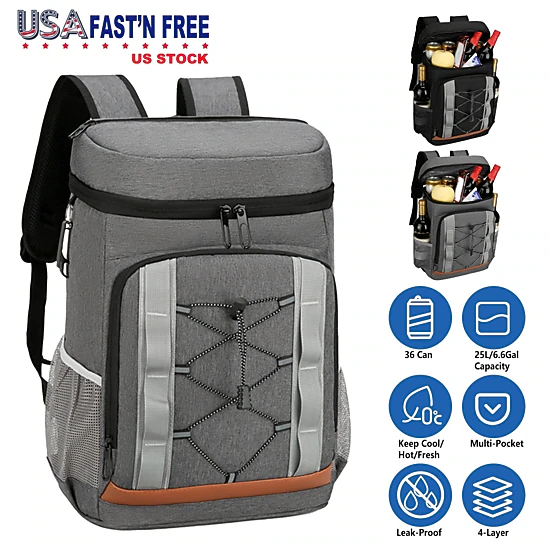 GBruno Insulated 36-Can Cooler Backpack