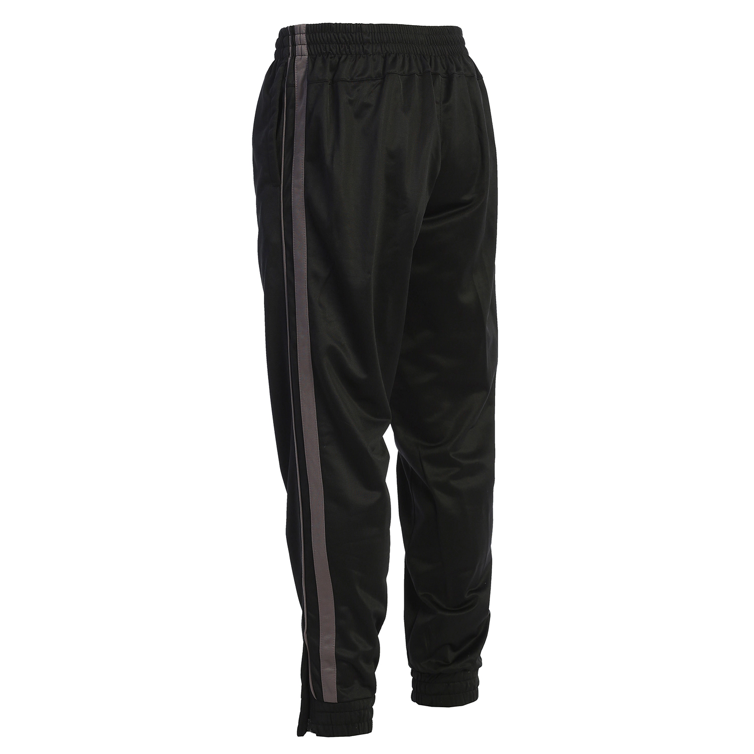 Gioberti Men's Athletic Track Pants With Ribbed Zipper Cuffs