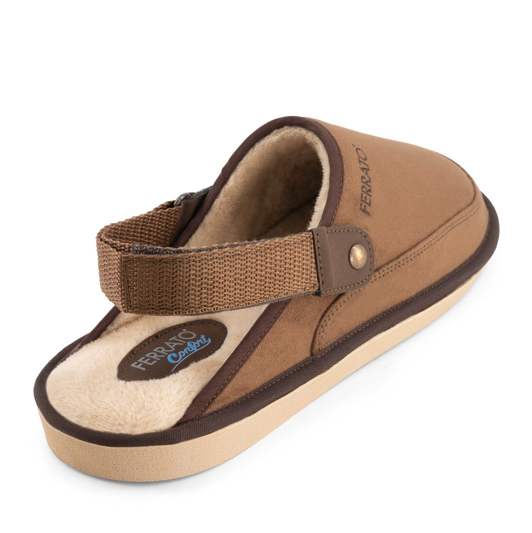 Ferrato Mens Slip-On Slippers