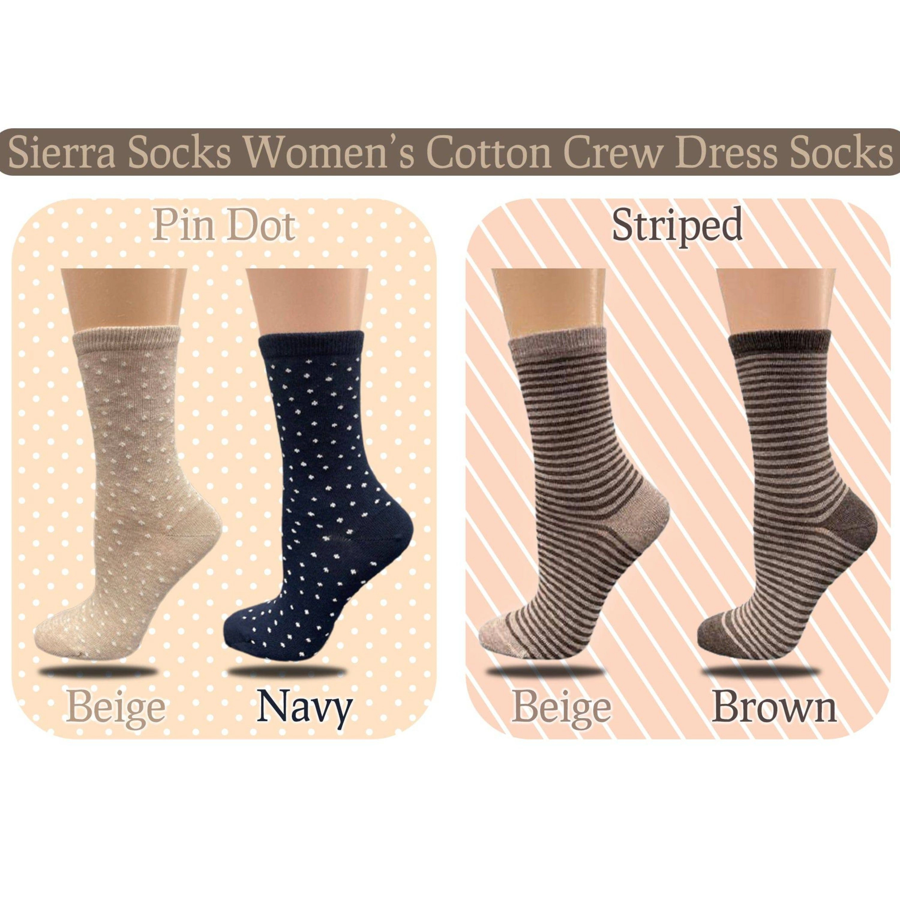 Wear Sierra Women's Crew Dress Socks
