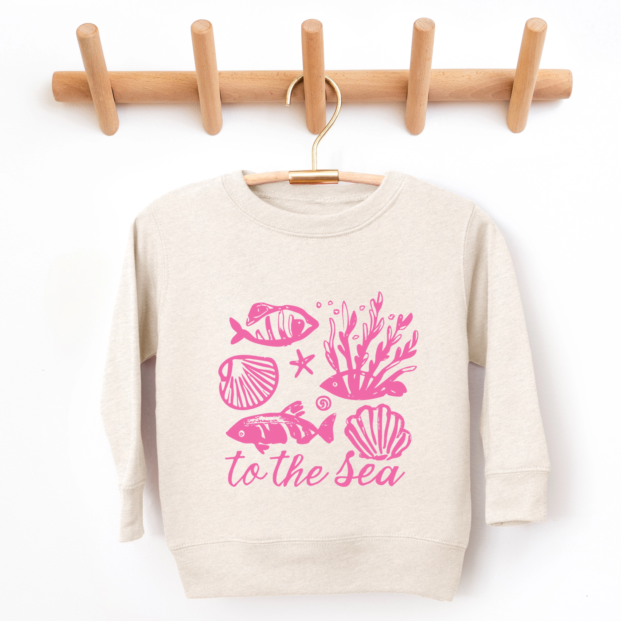 The Juniper Shop - To Sea Creatures Toddler Graphic Sweatshirt