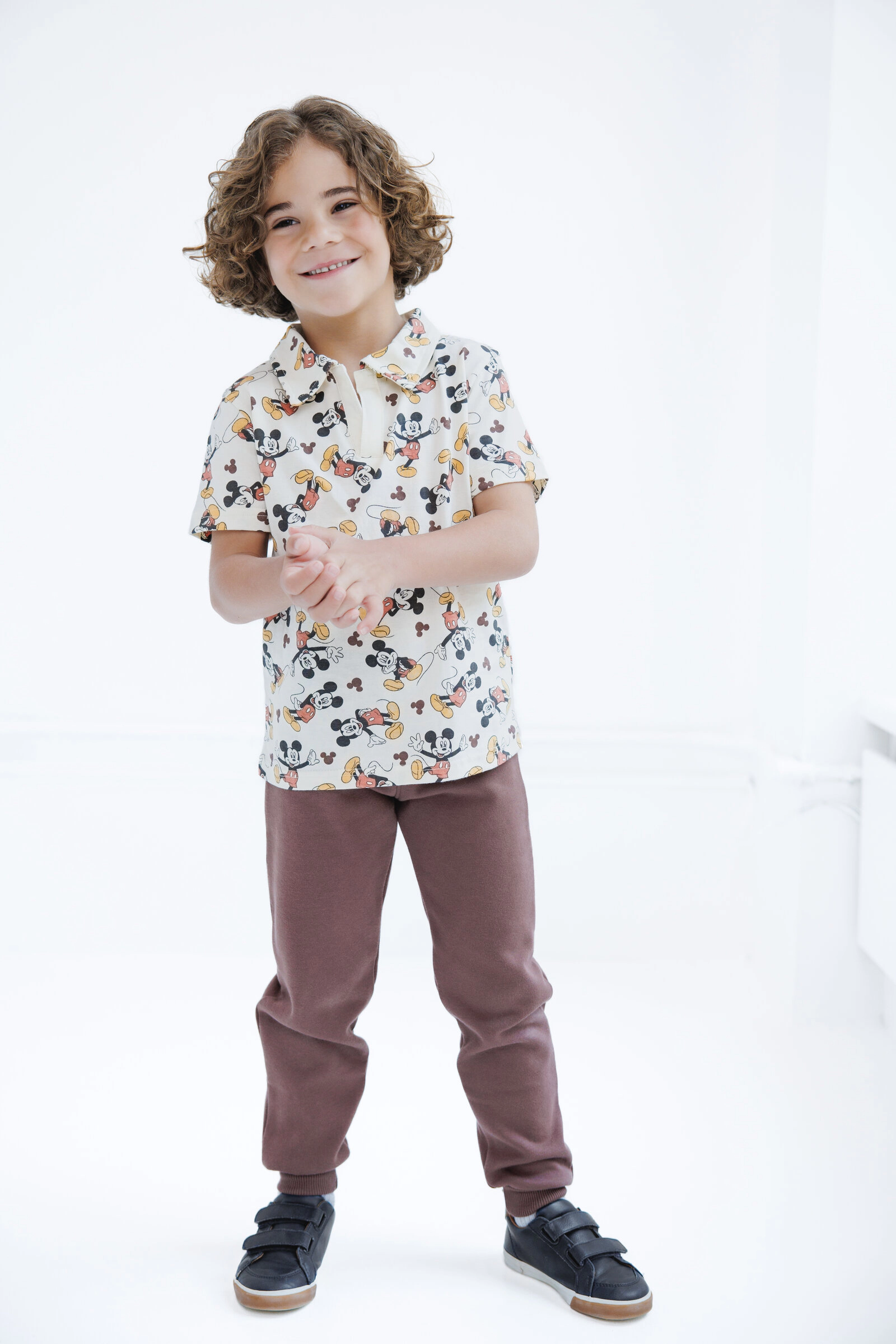Disney Boys' 2-Piece Polo and Pants Set