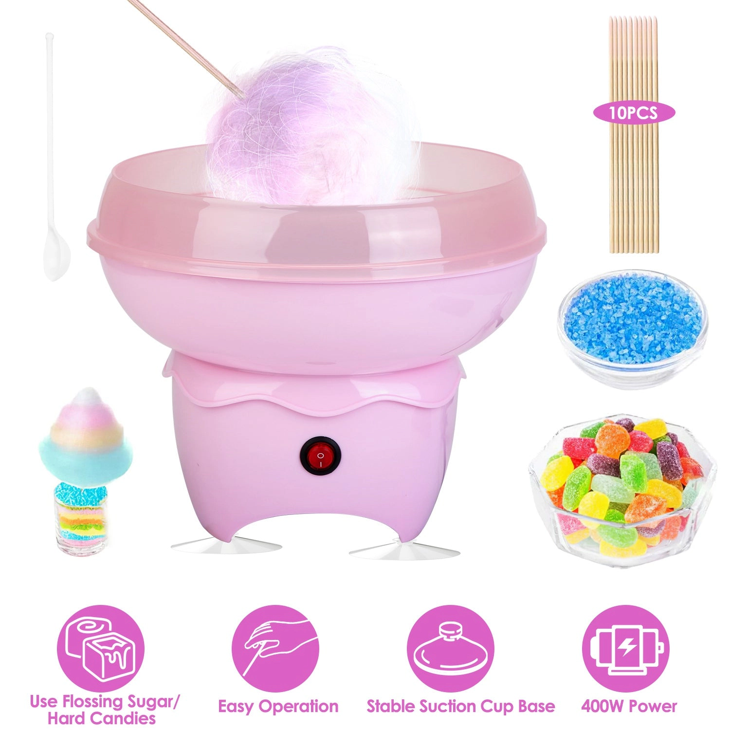 GBruno Electric Cotton Candy Maker Machine