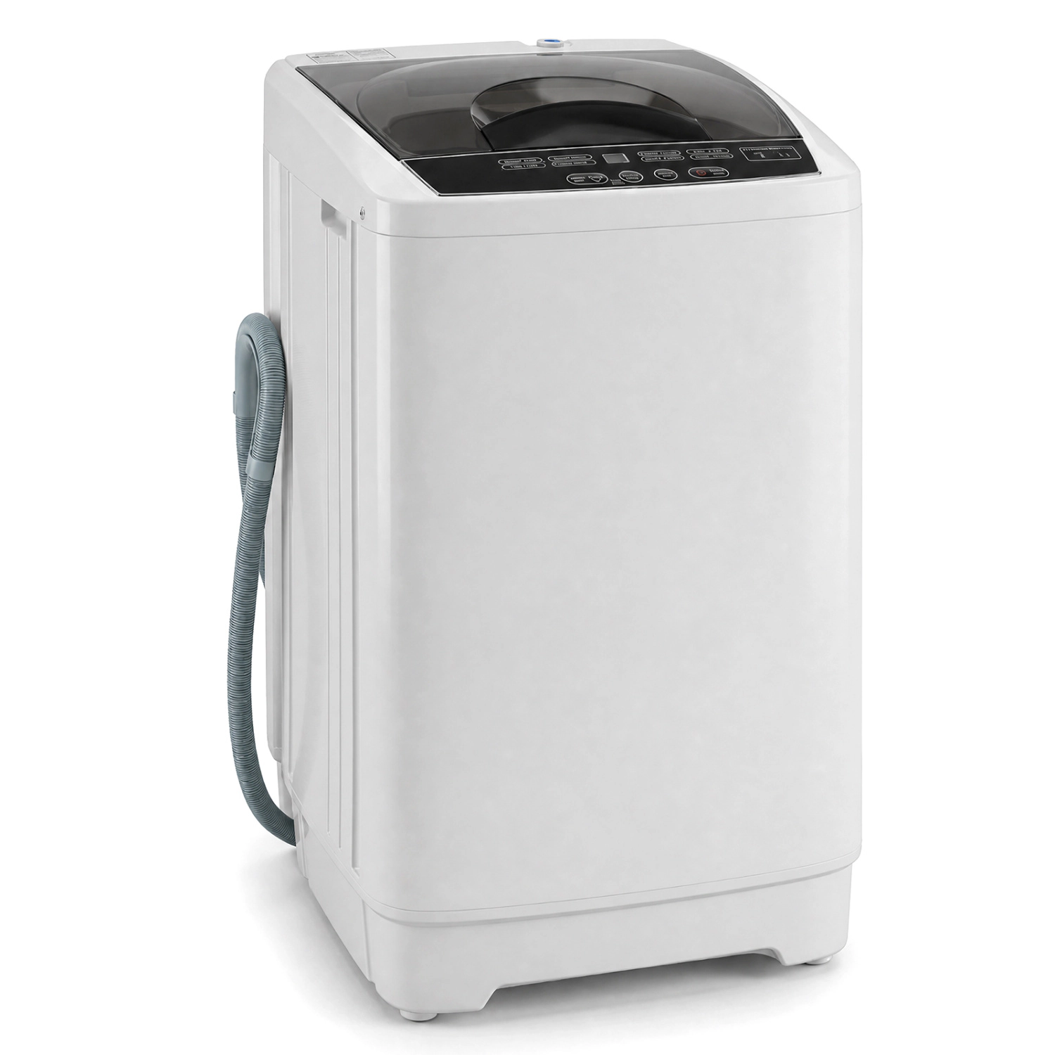 LJG 9.93 lbs Full Automatic Washing Machine with 8 Preset Programs