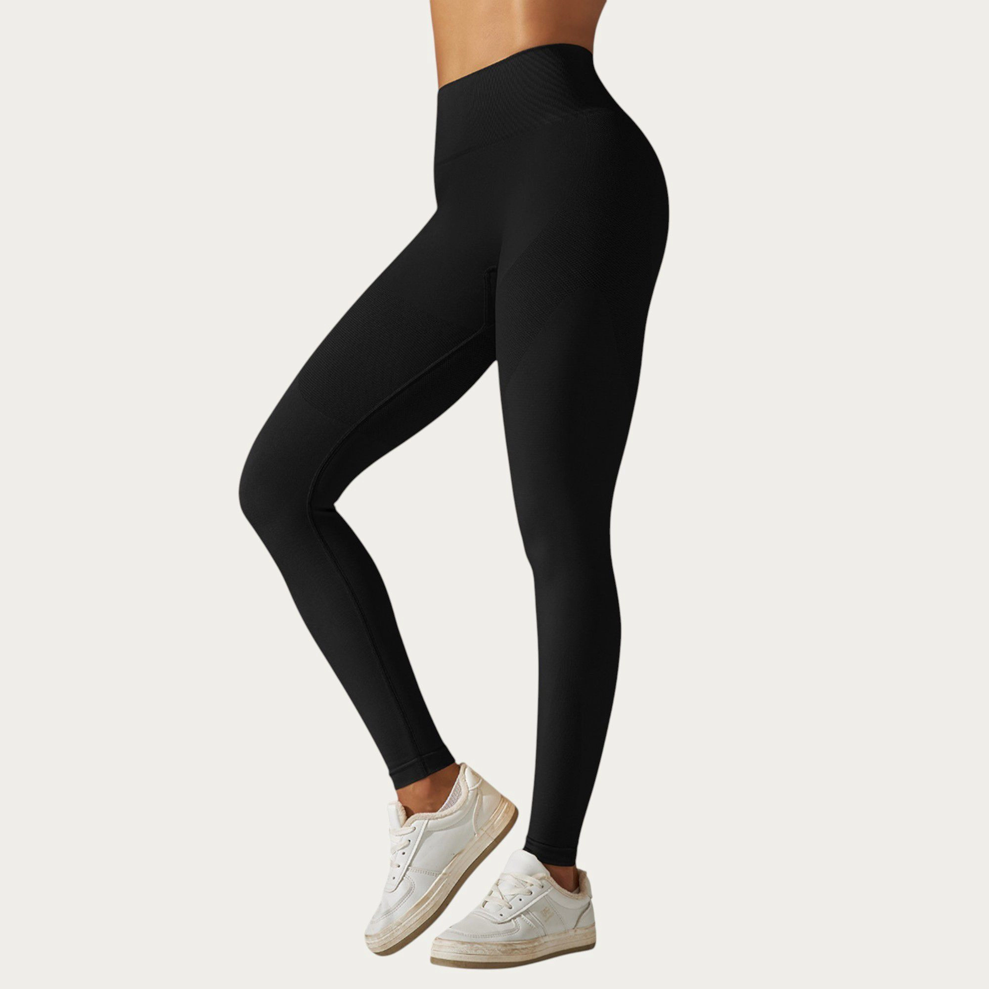 Anna-Kaci Active Women's Seamless High Waist Leggings with Sculpting Fit and Compression Support