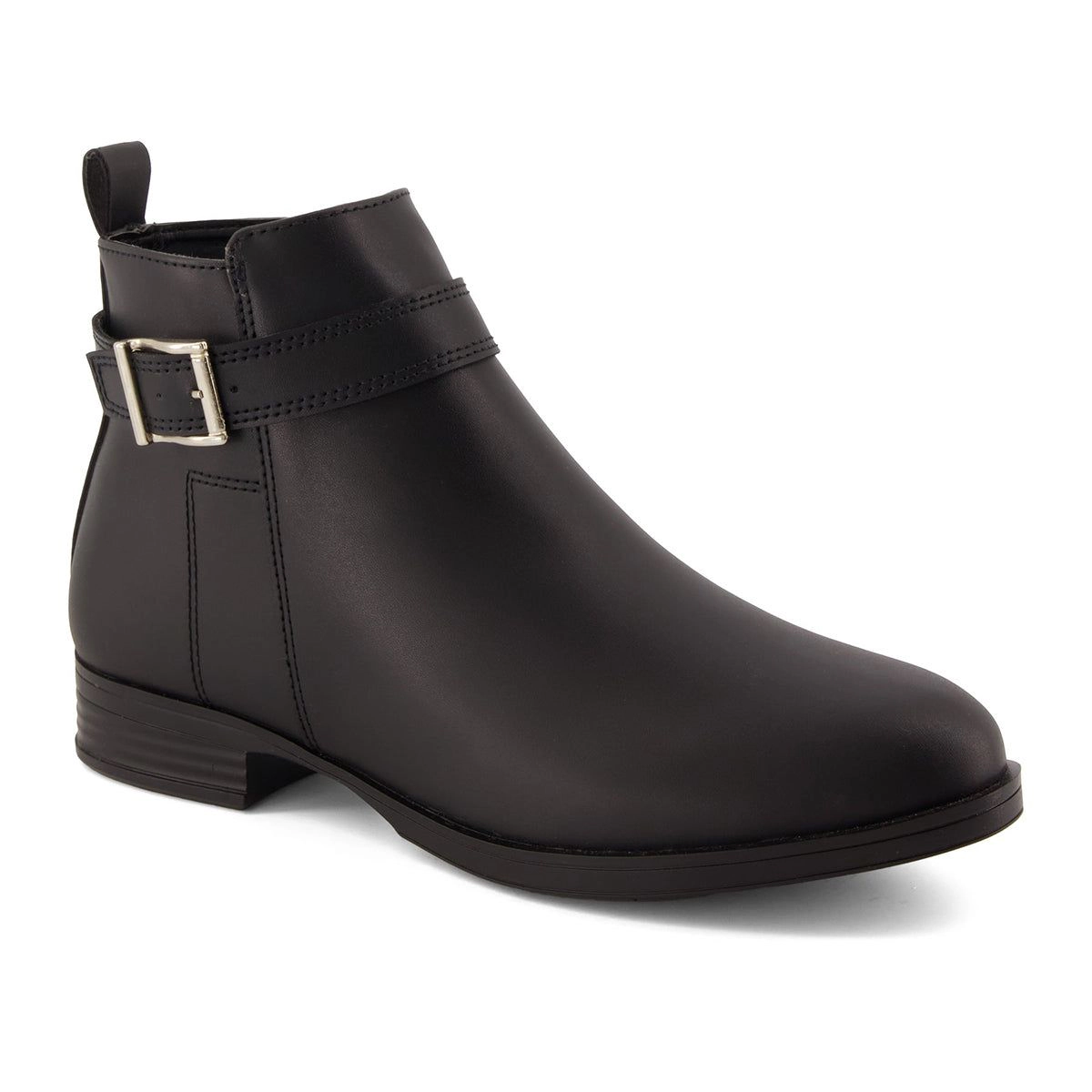 Andrea Womens Booties Belt Buckle
