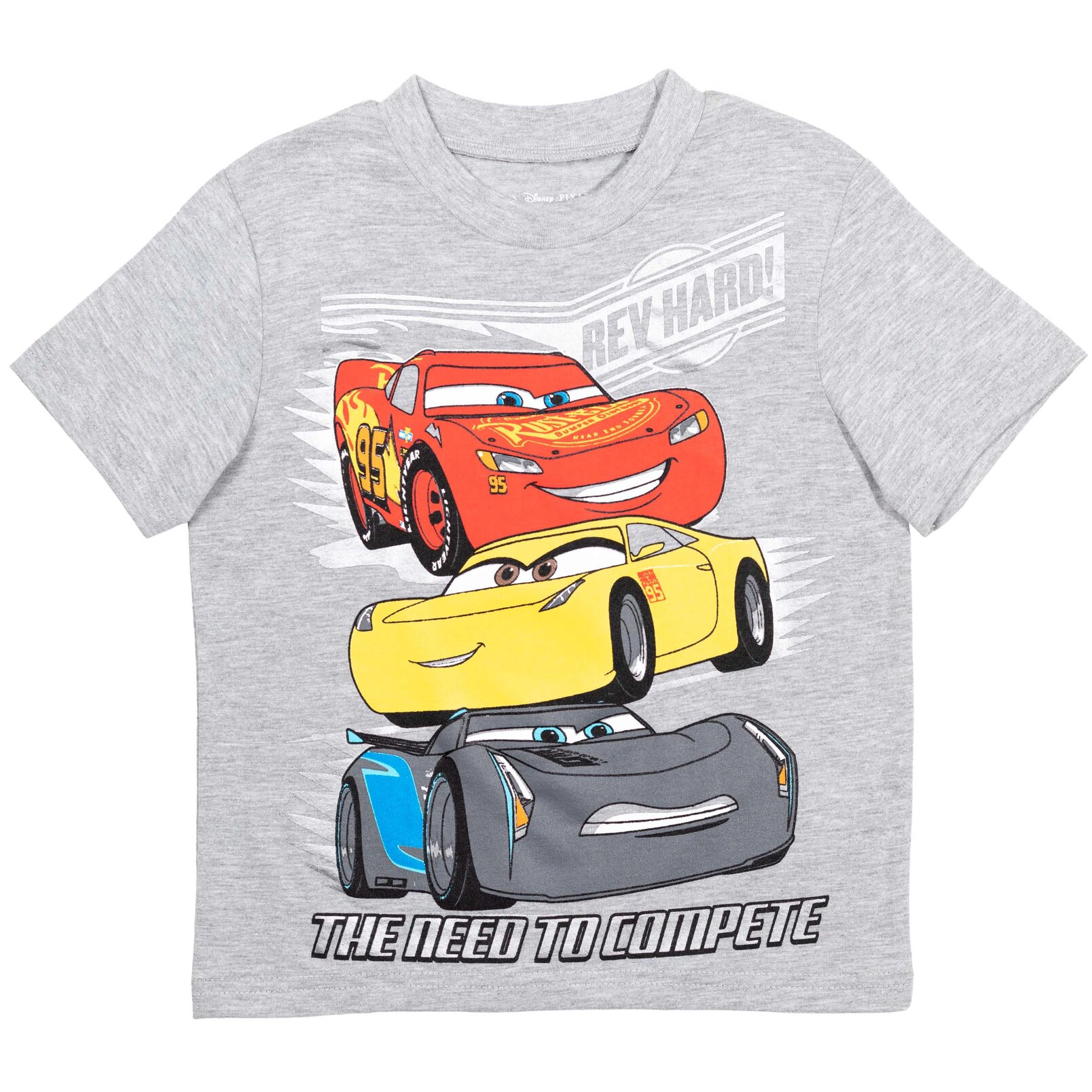 Disney Cars Lightning McQueen Boys' Racing 2-Piece T-Shirt and Shorts Set