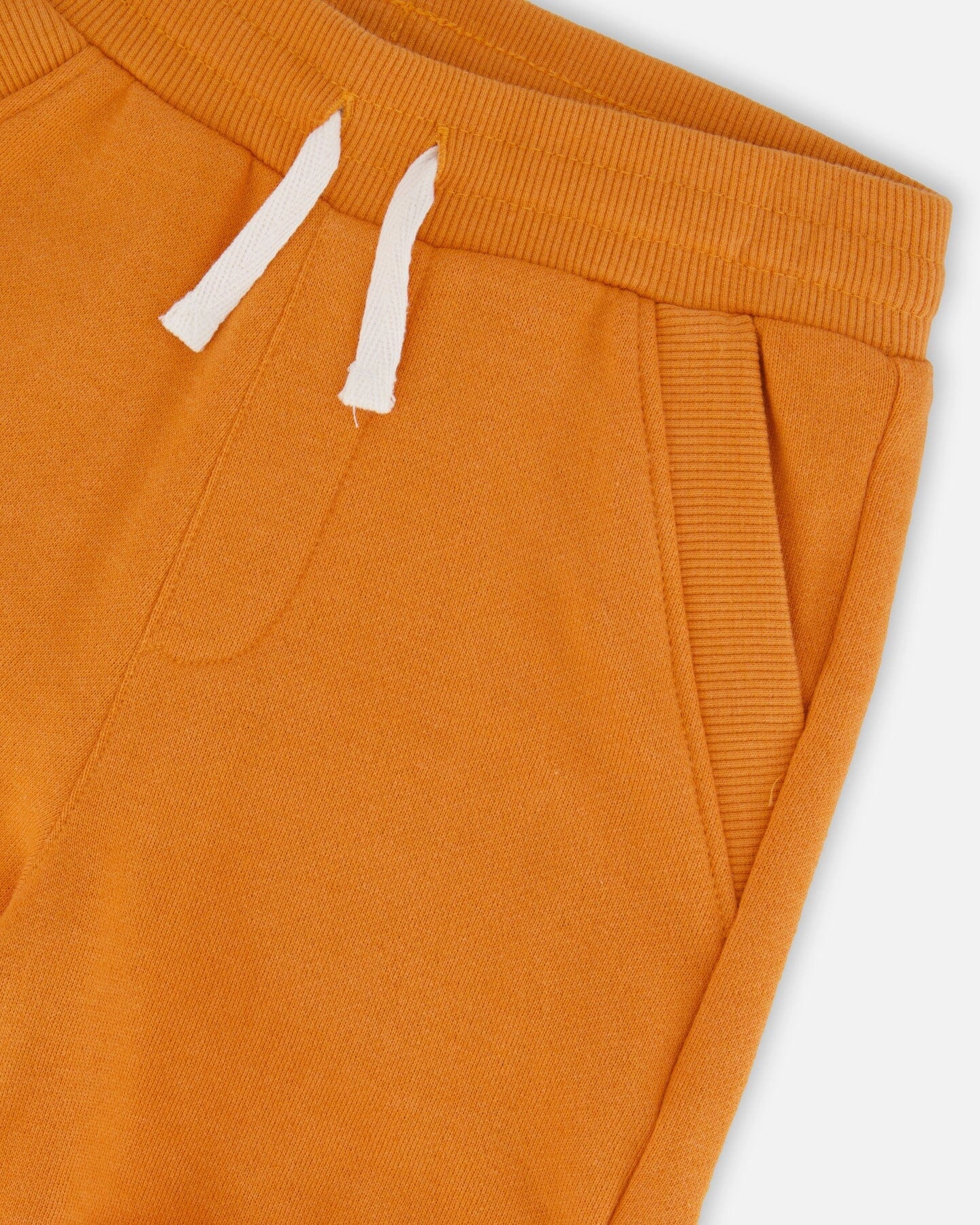 Deux par Deux Boys French Terry Drawstring Waist Shorts