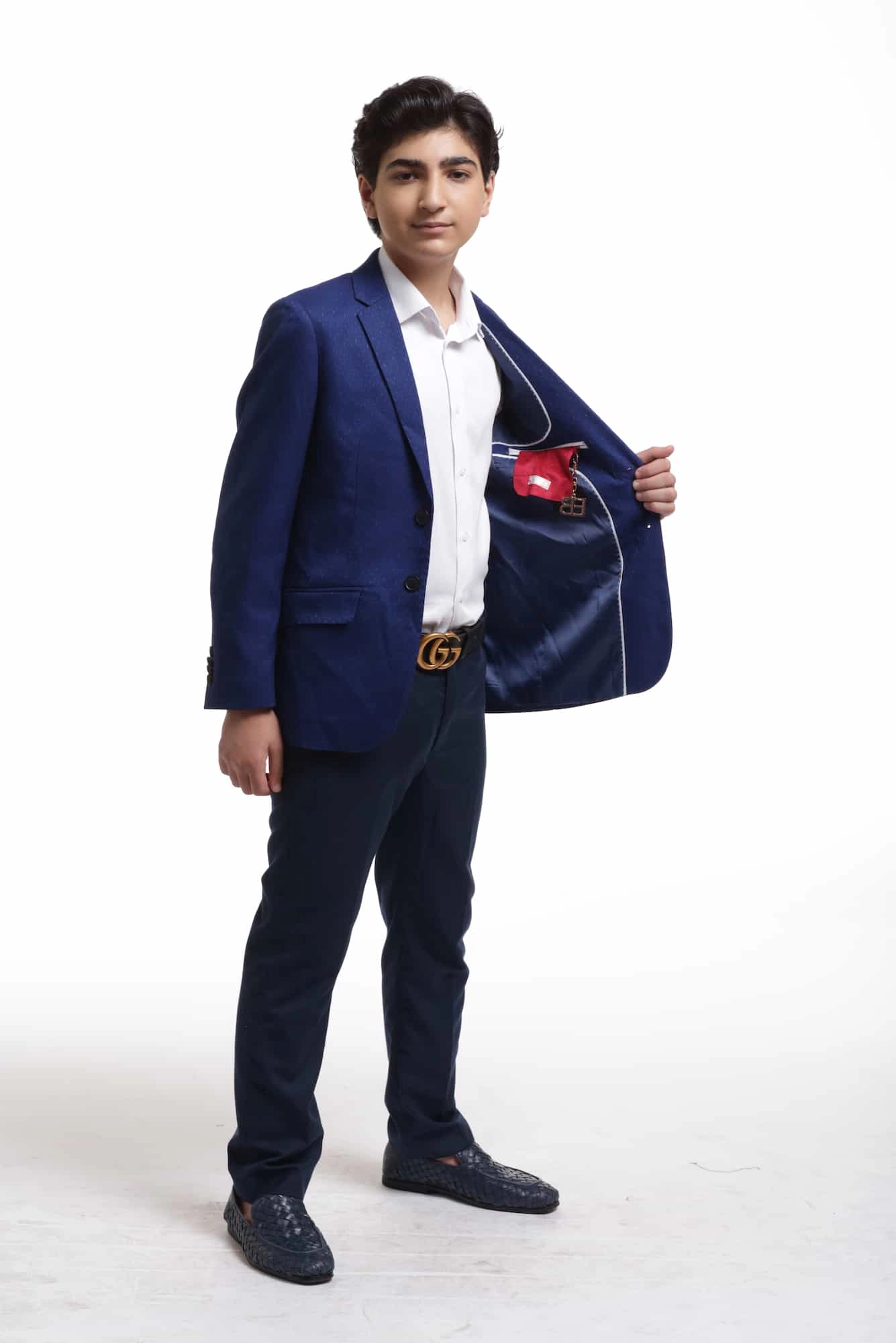Elie Balleh Boys Slim Fit Digital Rain Jacket