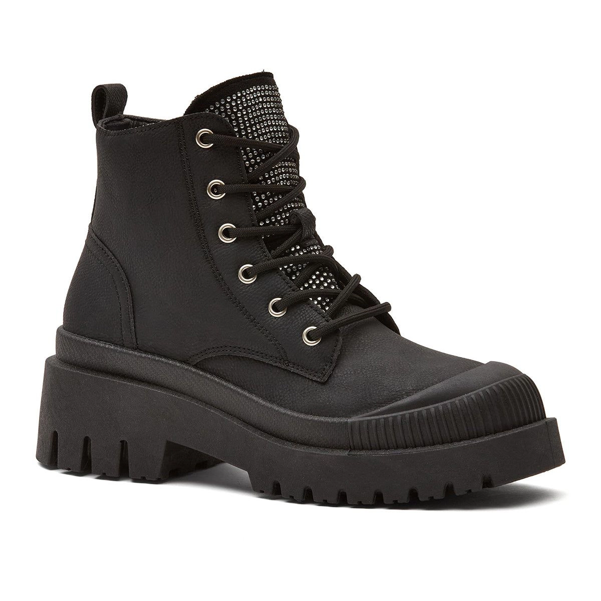 Andrea Chunky Boots, Canvas