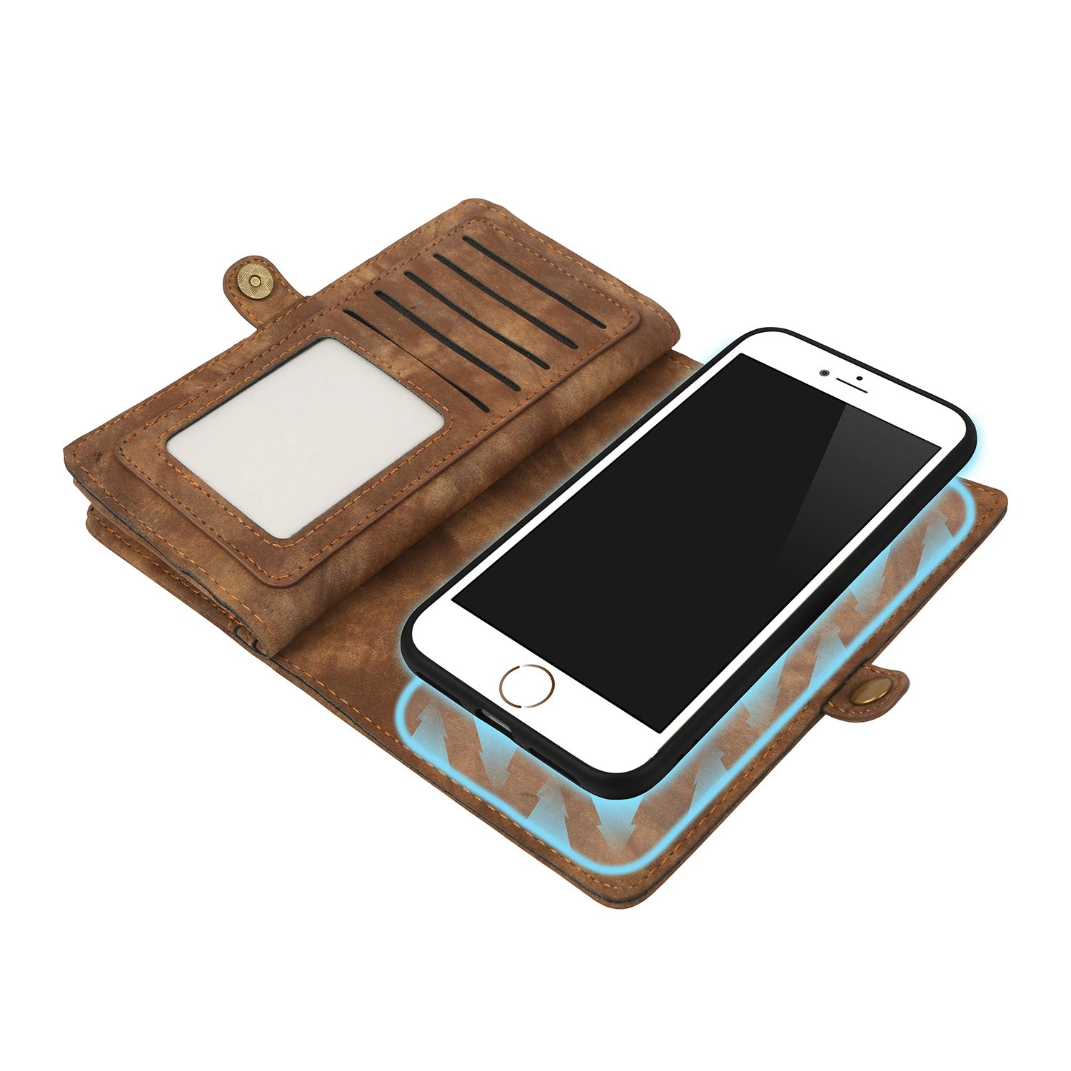 GBruno Faux Leather 2-in-1 Wallet Case For IPhone 6s