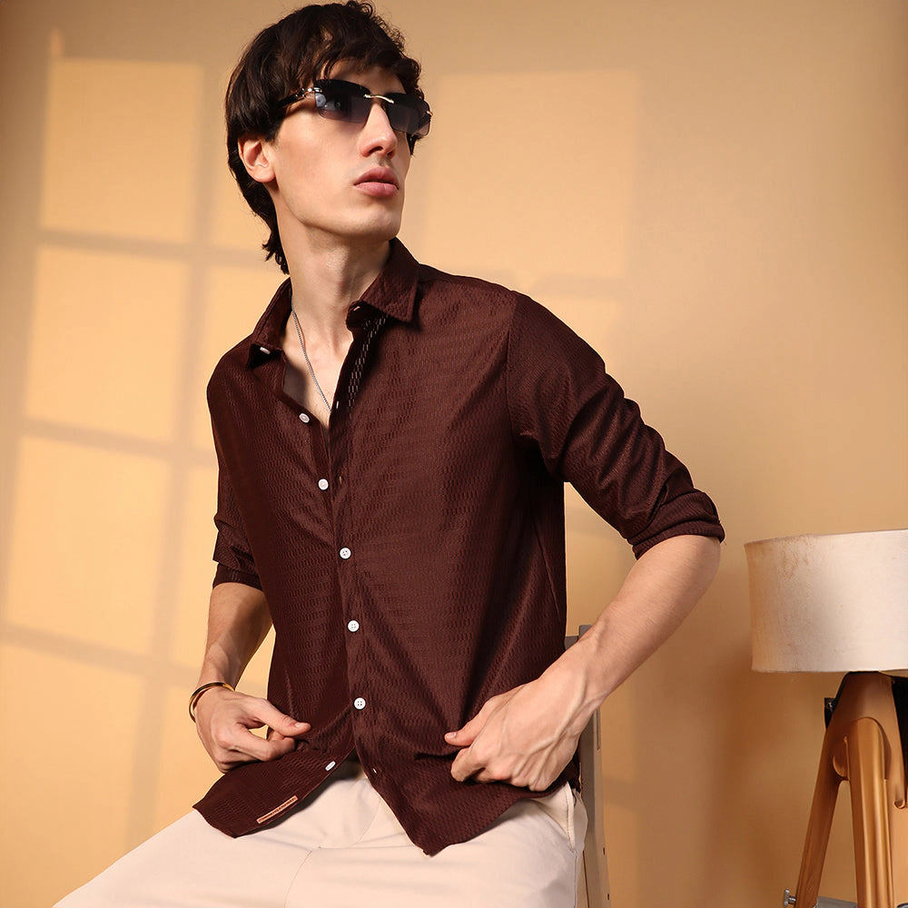 Solid Honeycomb Shirt