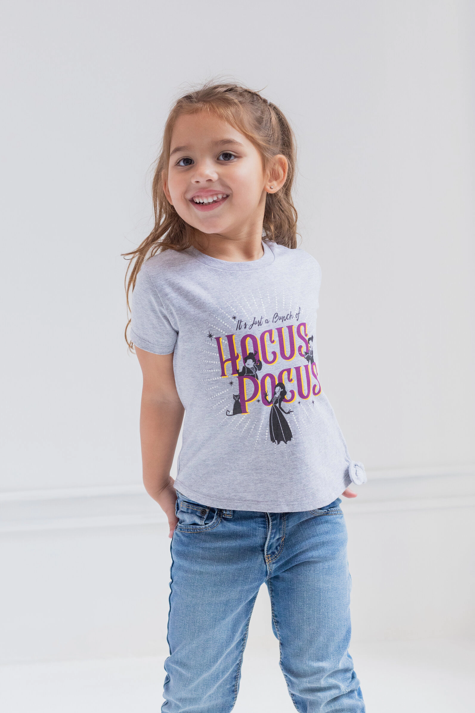Disney Hocus Pocus Girls' 2-Pack Halloween T-Shirts