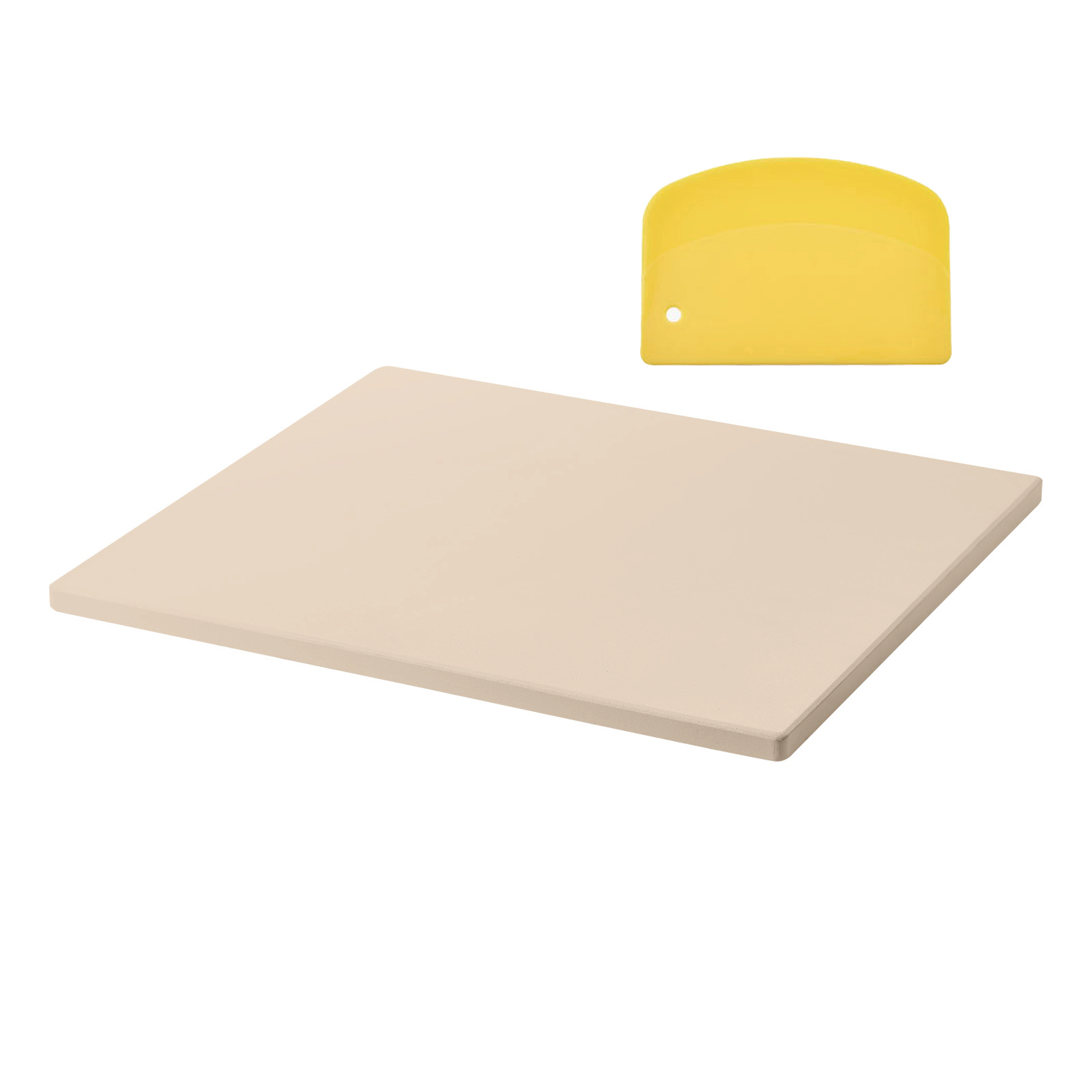 HONGGE Large Cordierite Pizza Stone 1450℉ Heat-Resistant for Oven BBQ