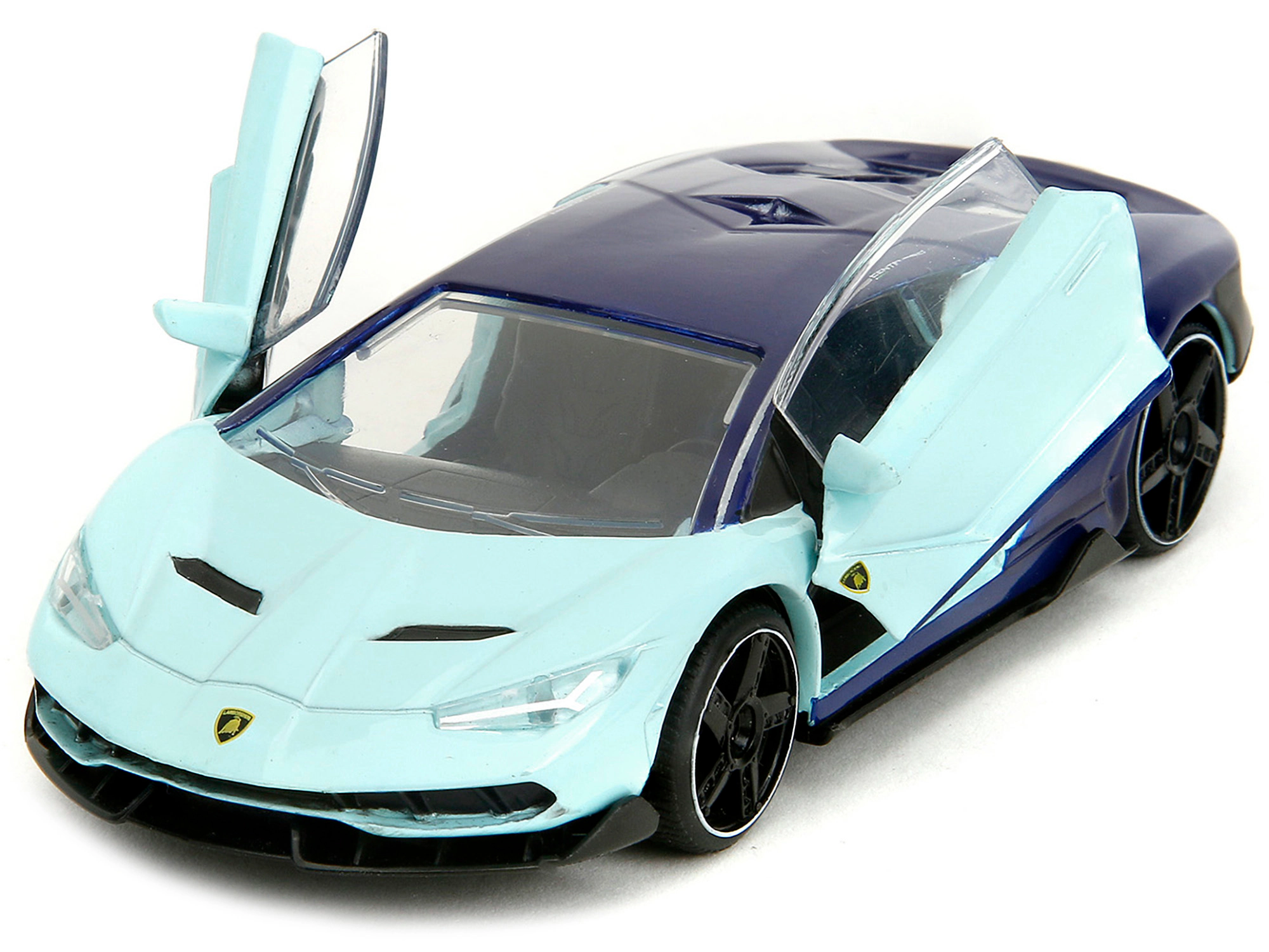 Jada Collectible Lamborghini Centenario Light Blue And Purple "Pink Slips" Series 1/32 Diecast Model Car