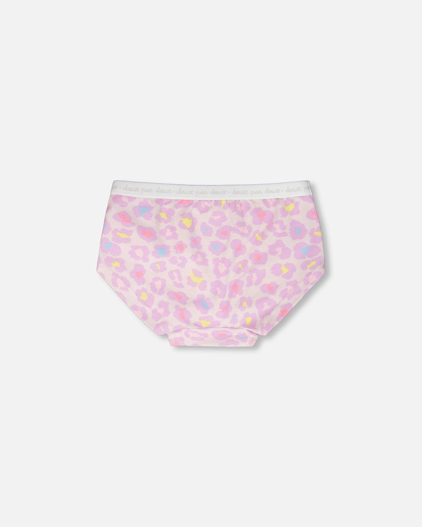 Deux par Girls Organic Cotton Boyshort Panty Animal Print