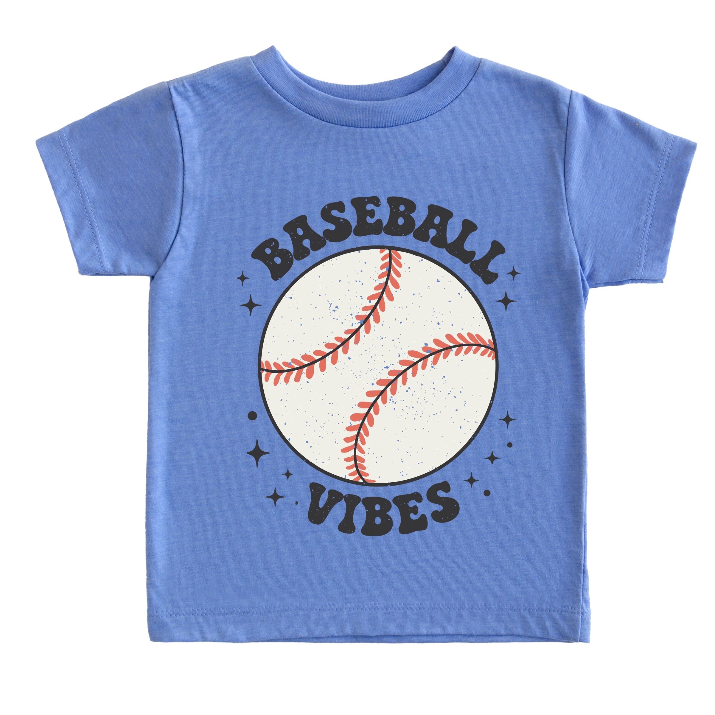 The Juniper Shop - Vintage Baseball Vibes Toddler Short Sleeve Graphic T-Shirt