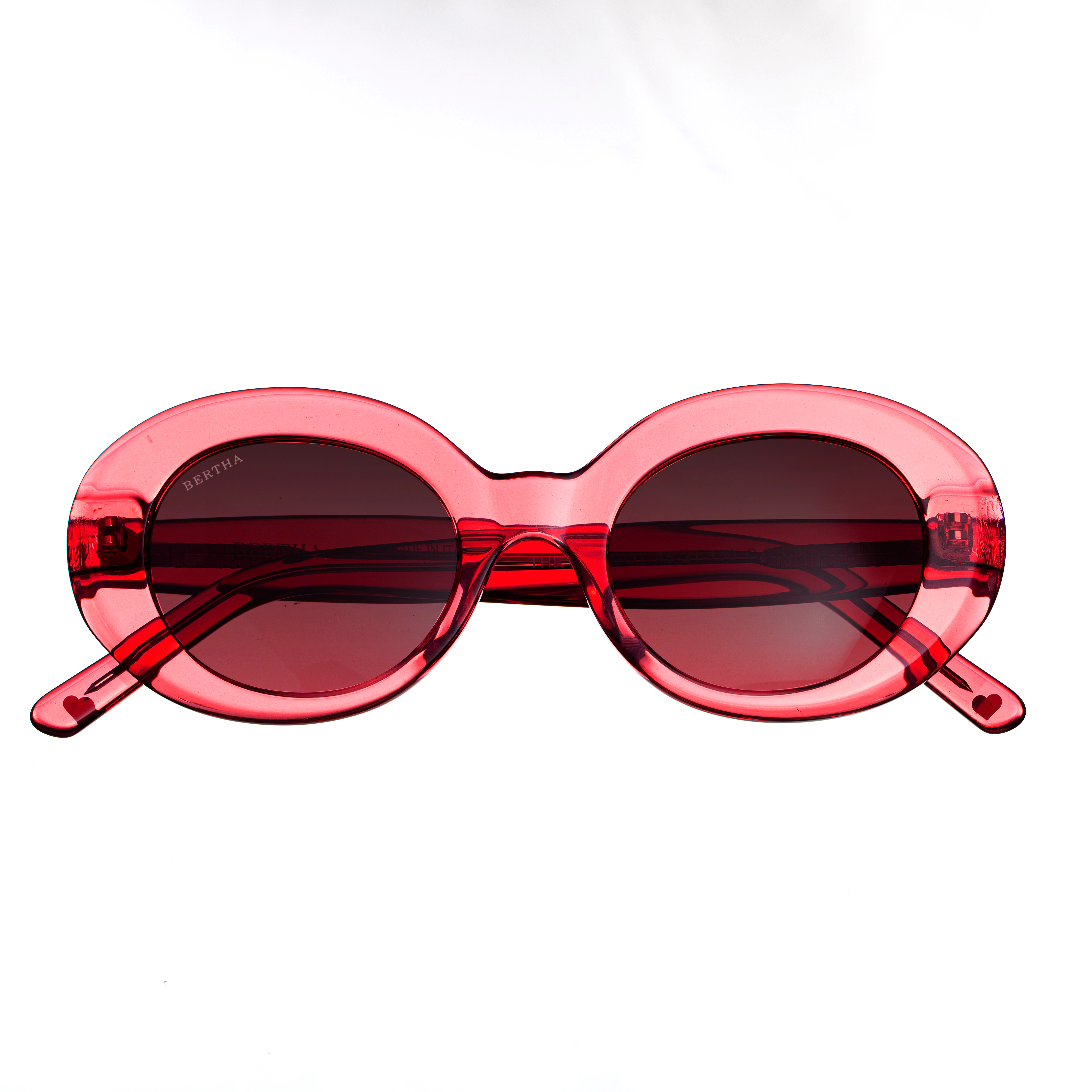 BERTHA Margot Womens Handmade in Italy Sunglasses