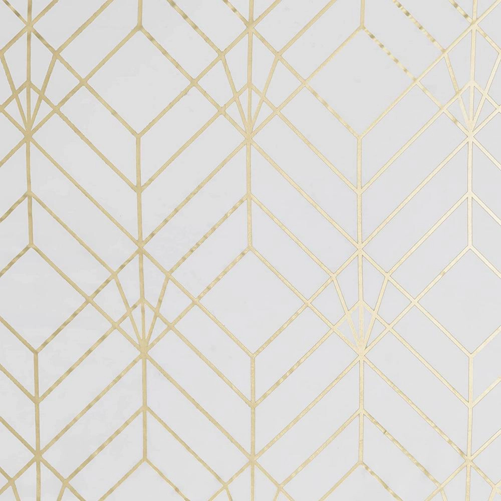 Ellis Curtain Deco Crushed Taffeta 1.5" Rod Pocket Semi-Sheer Valance 48"x15" Gold