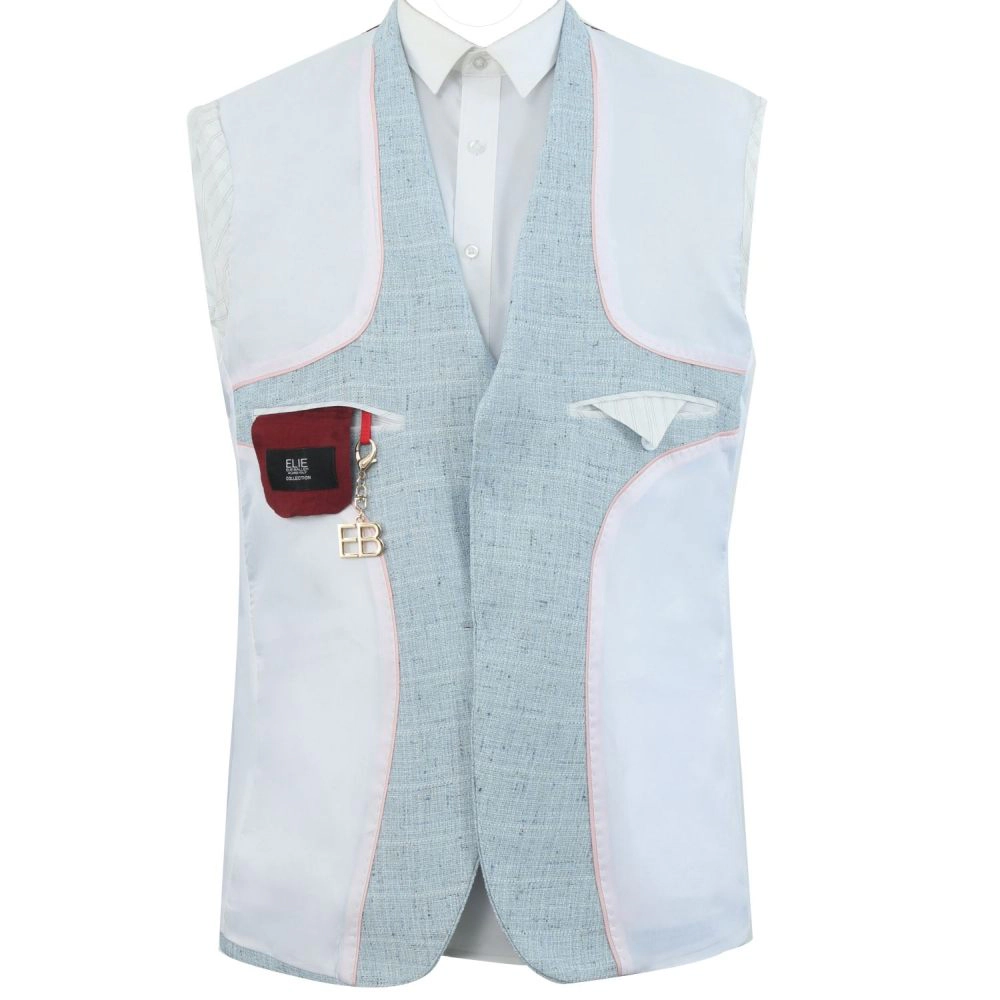 Elie Balleh Men's Slim Fit Melange Sports Coat Jacket