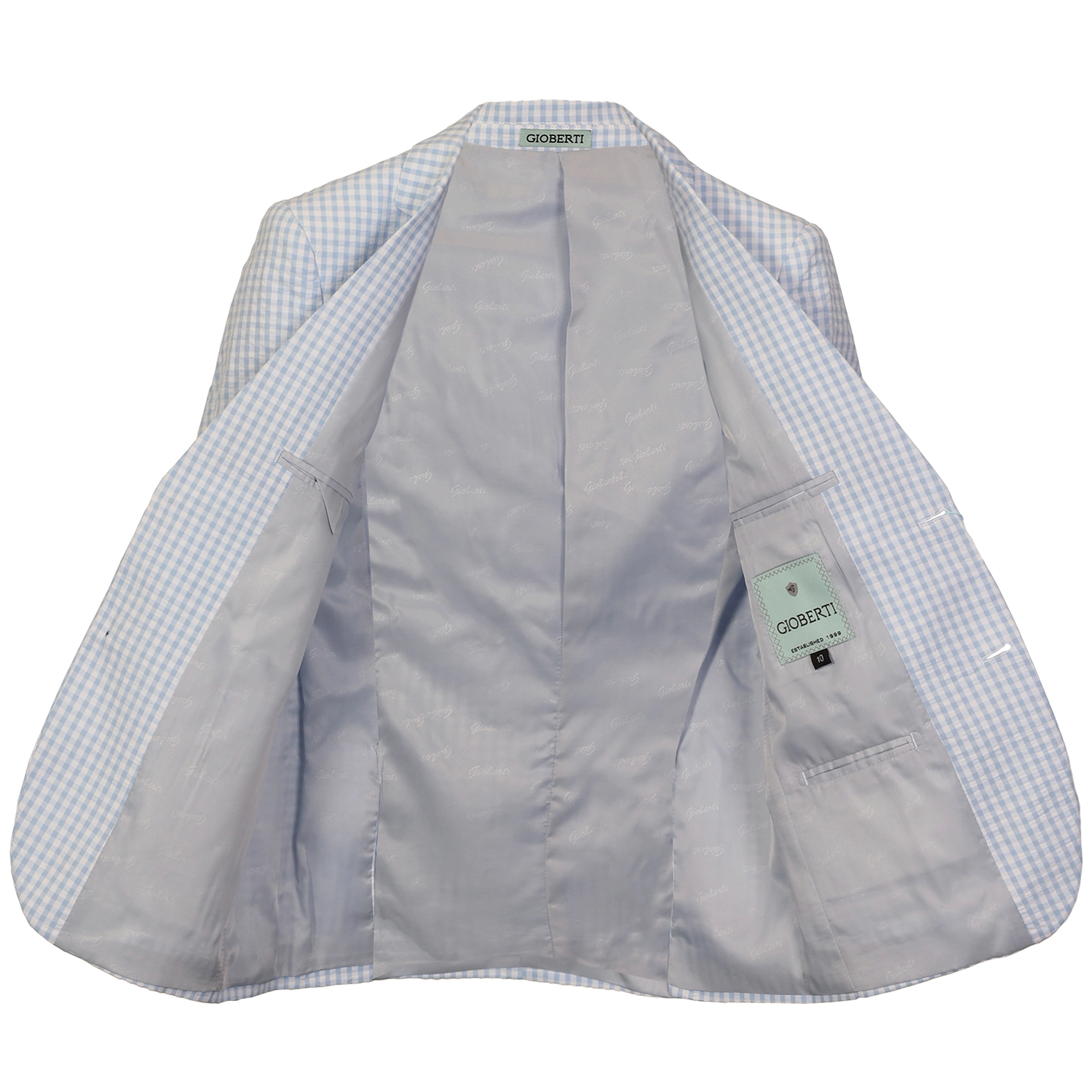 Gioberti Boy's Seersucker Blazer Jacket