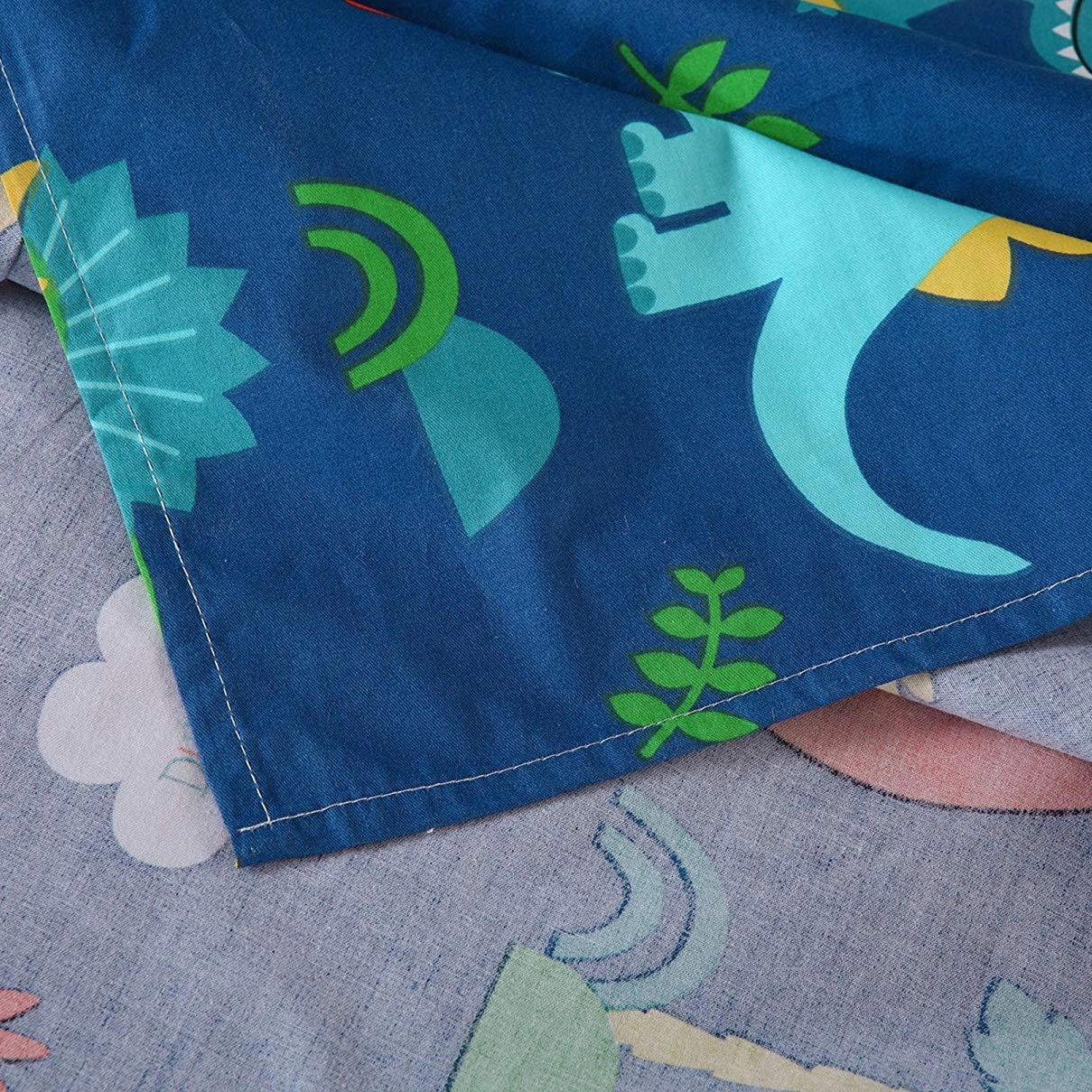 MarCielo 3/4 Piece Kids Dinosaur Sheet Set, 100% Cotton Soft Breathable Bedding