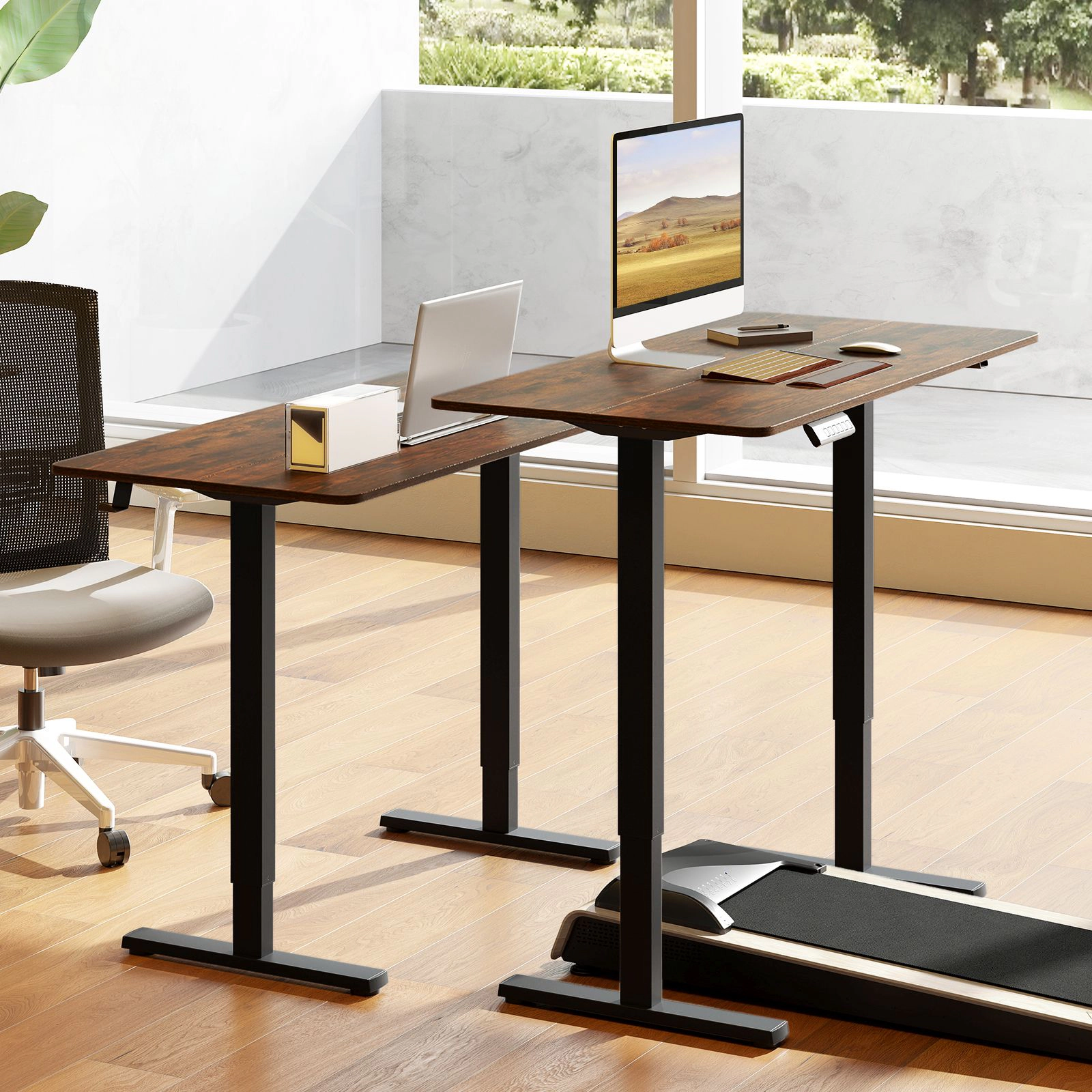 SlickBlue Electric Standing Desk, 48 Inch Adjustable Workstation