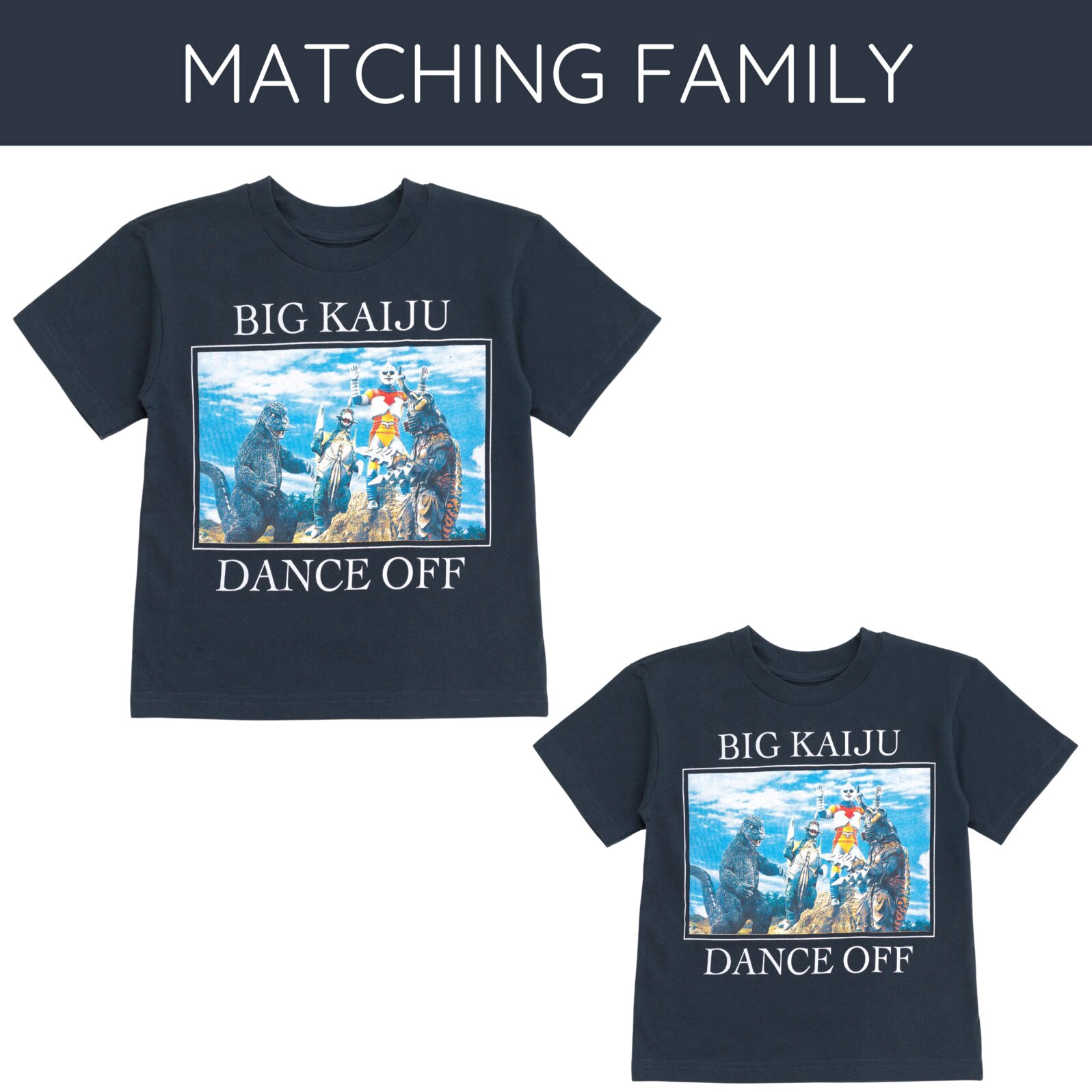 Godzilla Matching Family Short Sleeve T-Shirt