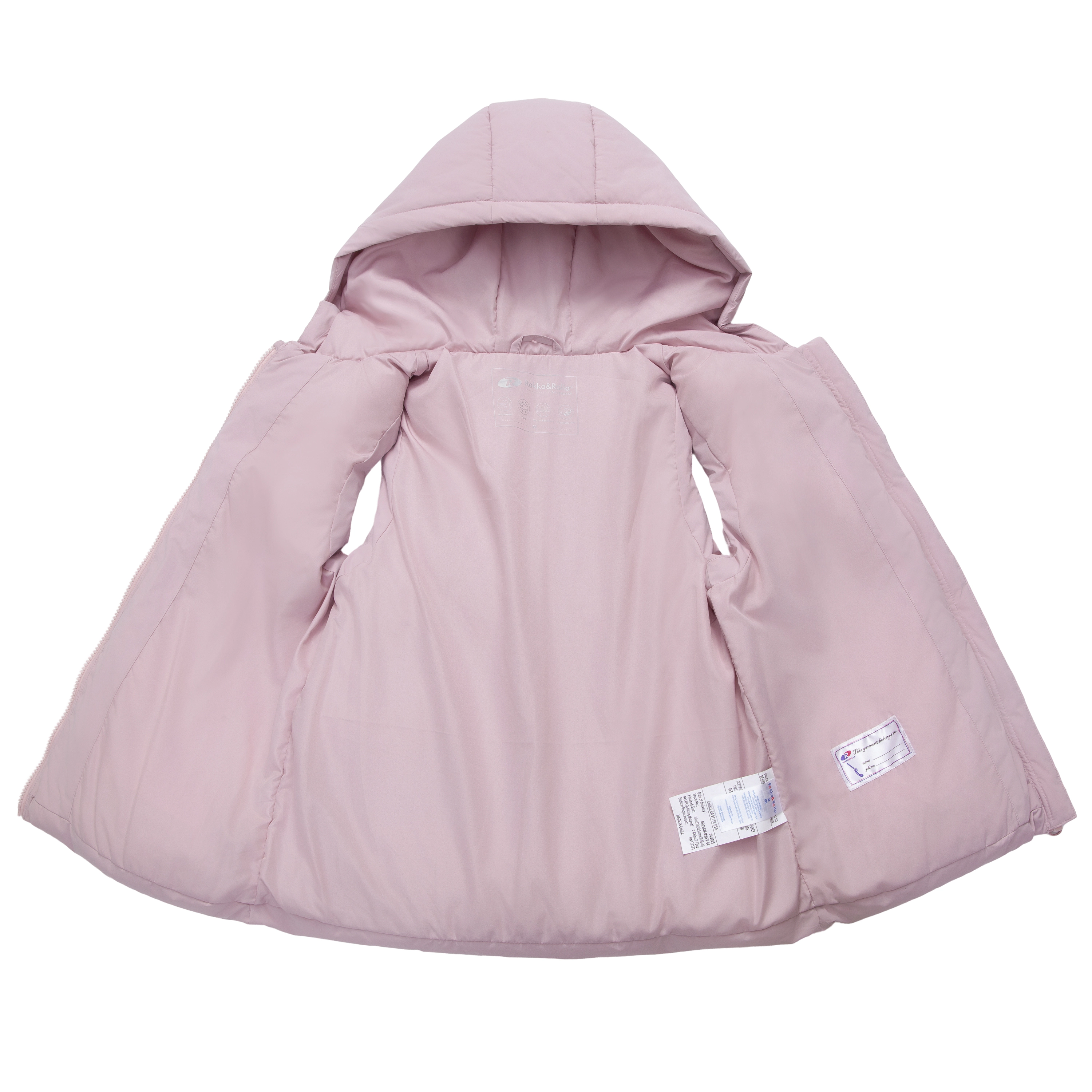 Rokka&Rolla Little & Big Kid Girls Hooded Puffer Vest